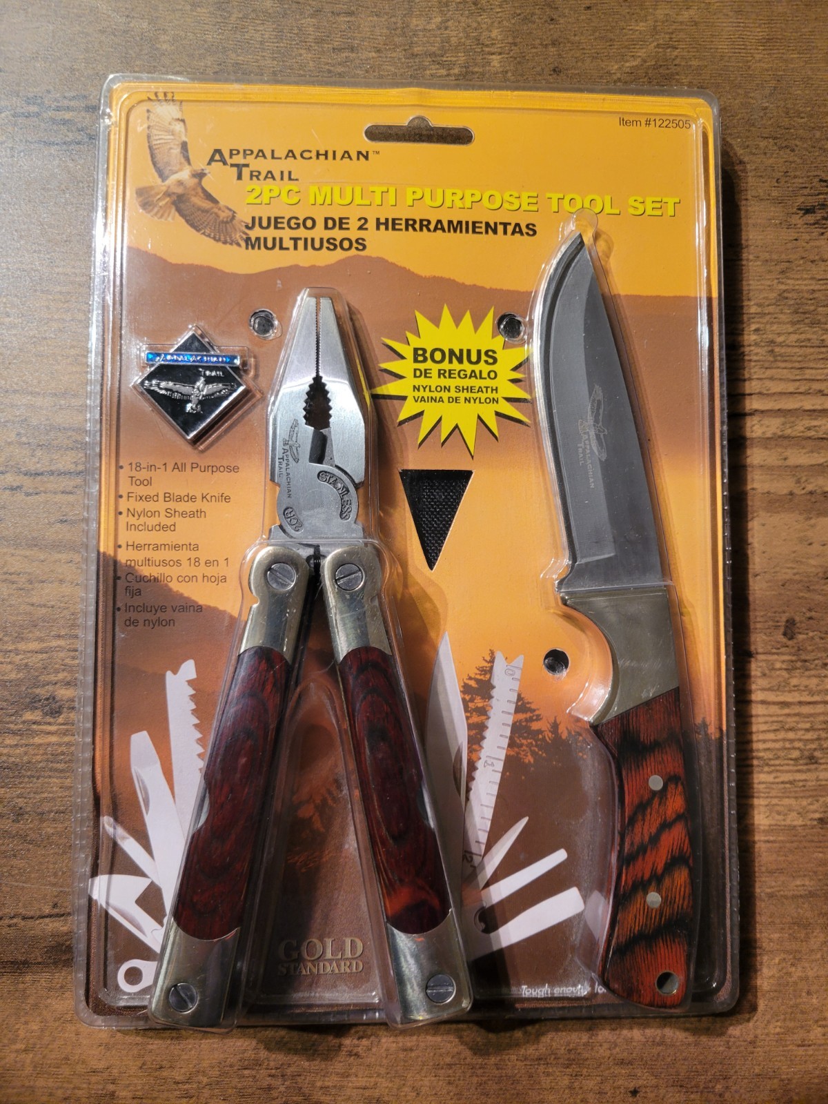 Appalachian Trail 2PC Multi Purpose Tool Set NEW & SEALED