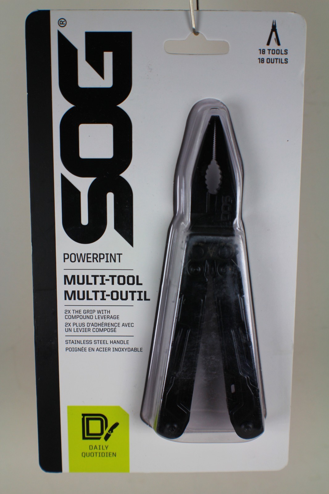 SOG Powerpint Black MultiTool Pliers PP1002-CP – INCLUDED 1/4″ BIT 21 PIECE SET