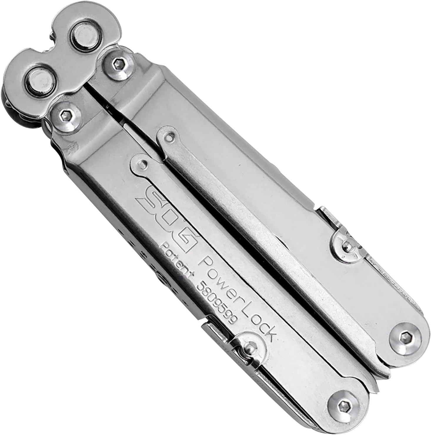 Multifunctional Heavy Duty 18-Tool Powerlock Pliers with Scissors & Satin Sheath
