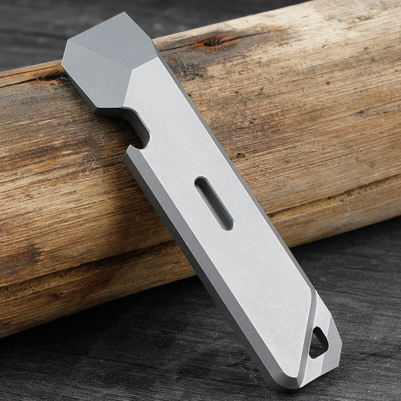 Mini TC4 Keychain Pry Bar Crowbar Bottle Opener Outdoor Multi EDC Tools