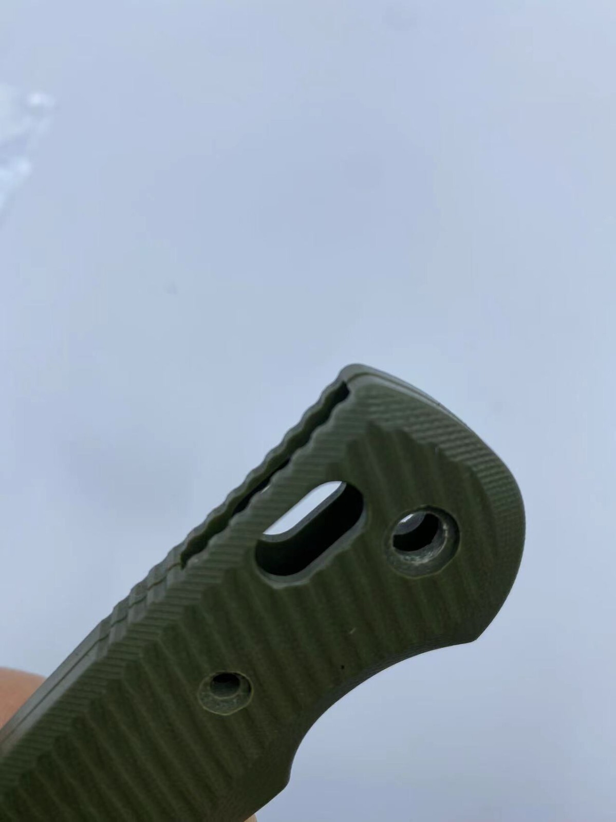 1 Pair G10 Handle Scales for Benchmade Griptilian 550/551 Twill Green New