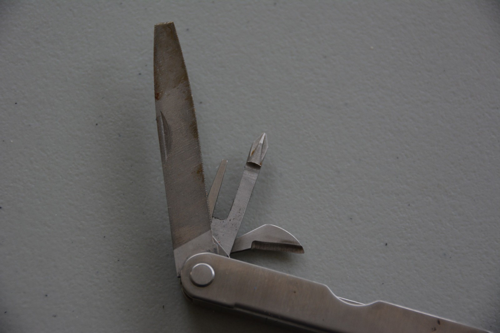 Vintage Leatherman Pocket Survival Tool PST Multi-Tool with Leather Sheath