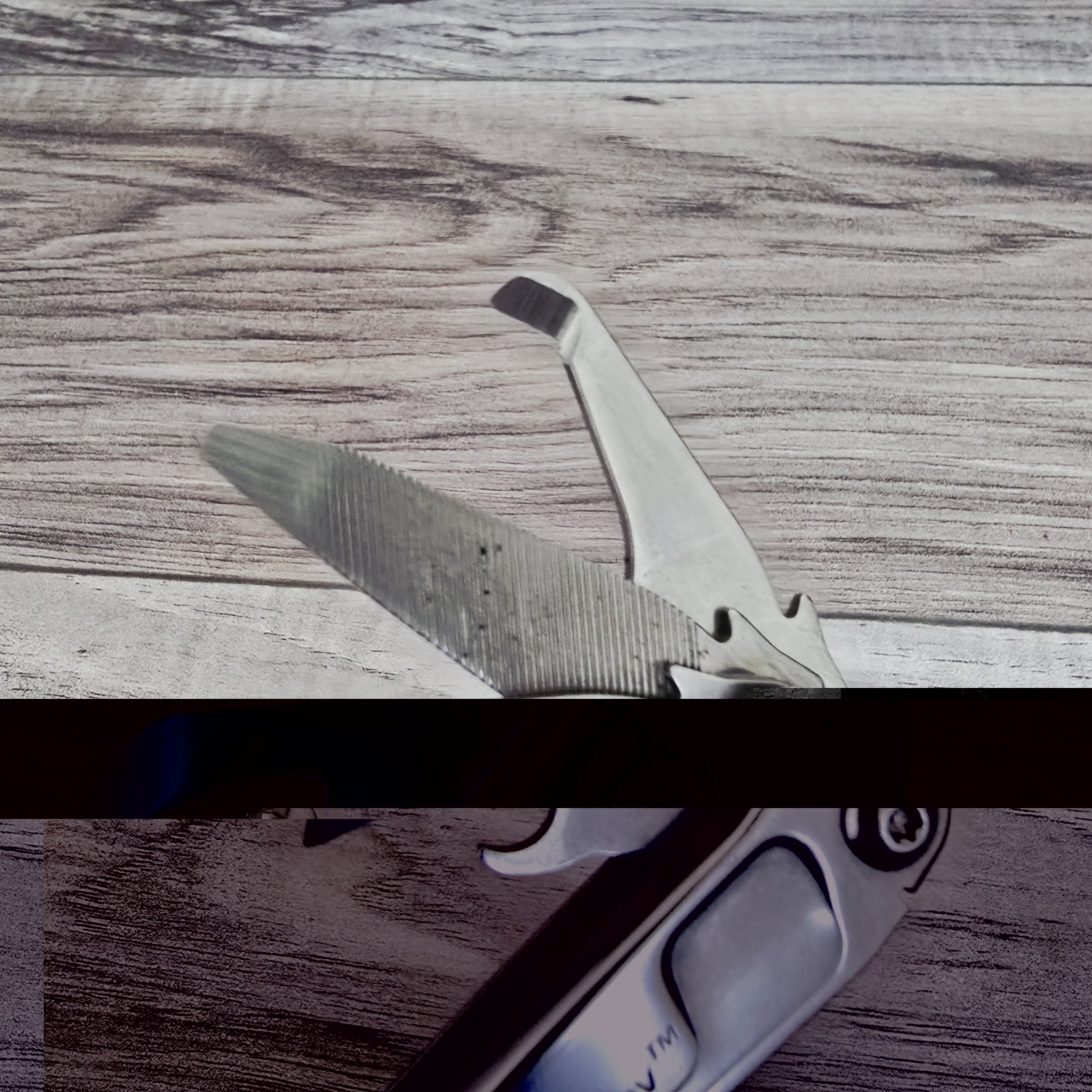Leatherman Rev Multi-Tool Silver Pocket Knife Hiking Heavy-duty