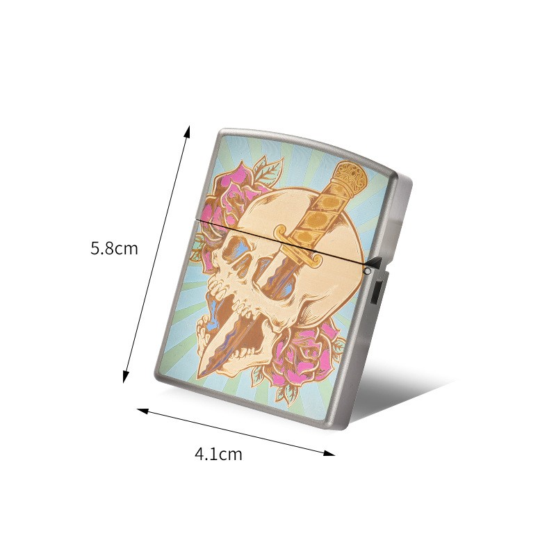 EDC Titanium Alloy Square Box Large Hinge Thick Shell Windproof Portable Tools