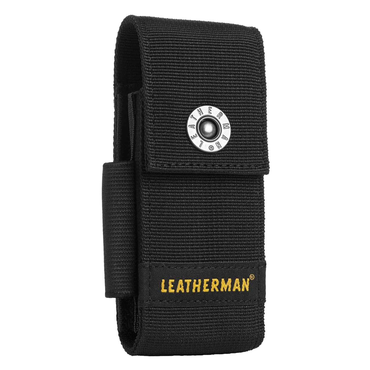 , Premium Nylon Snap Sheath with Pockets, Fits 4″ to 4.5” Multi-Tools, Black, La