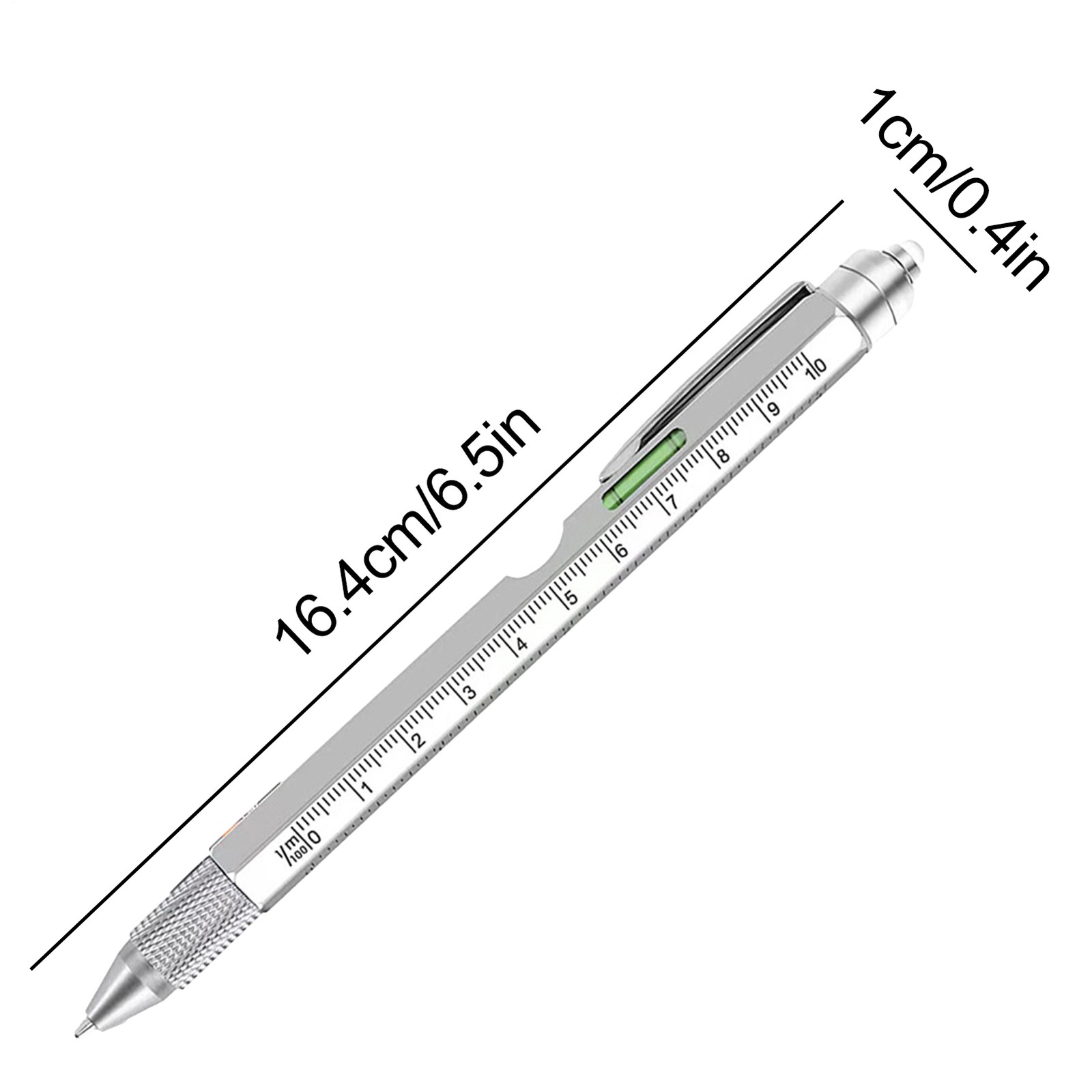 9 In 1 Multi Tool Pen, LED Light Emitg Pen Bottle Opener Touch Pen Gifts Unique