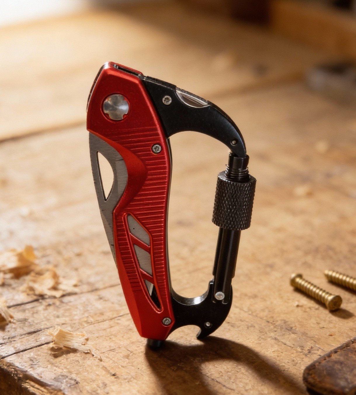 “Fix-it” Brand Carabiner Multi-tool Great for Campers, Hikers, DIY’s Great Gift