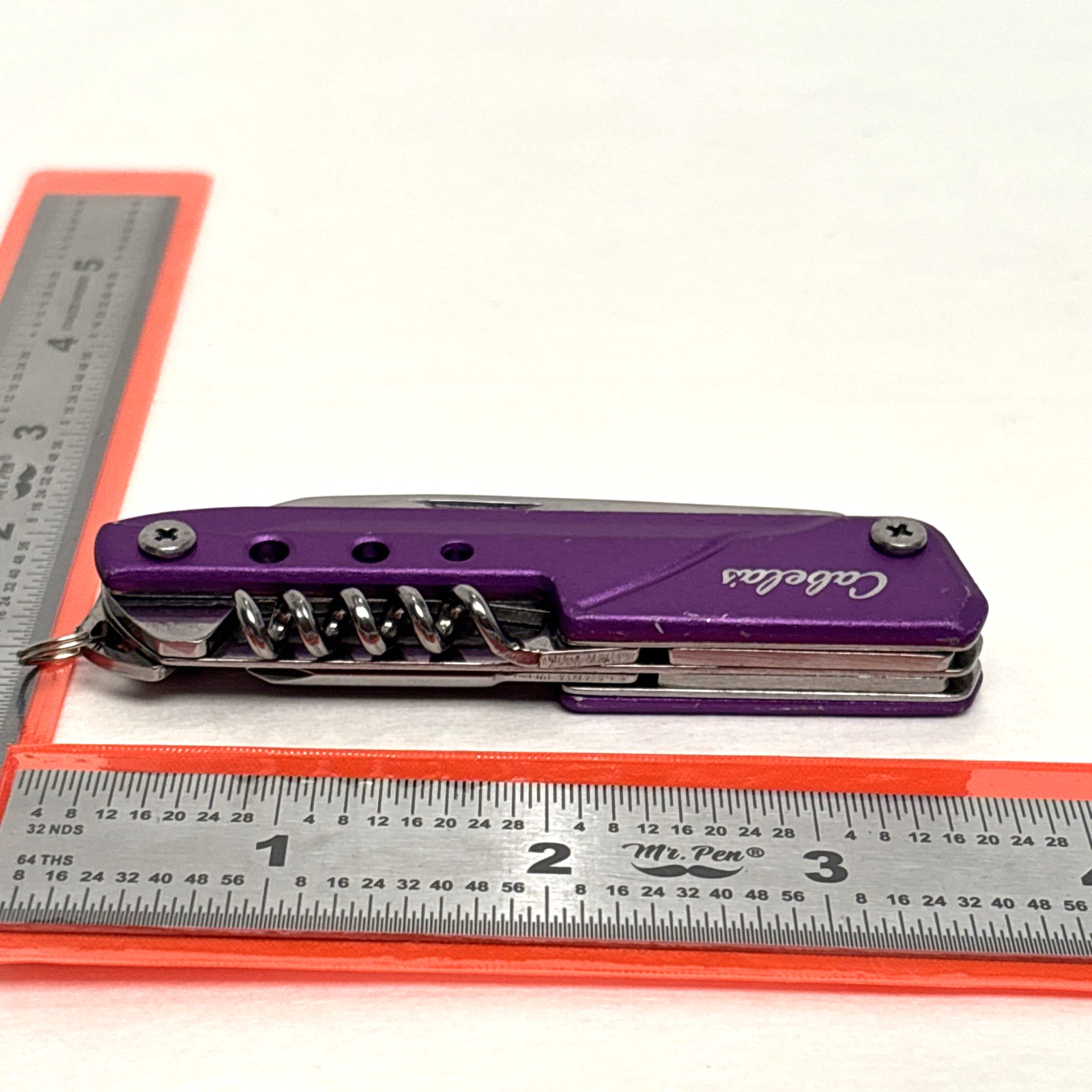 Cabela’s Pocket Tool Knife Purple Multiple Tools 6 Hunting Fishing Camping