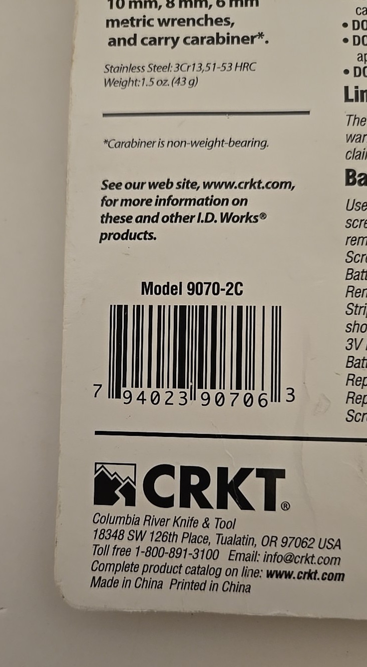 NEW CRKT GUPPIE and Eat’n Tools New In Package 2000’s Multitool Rare!