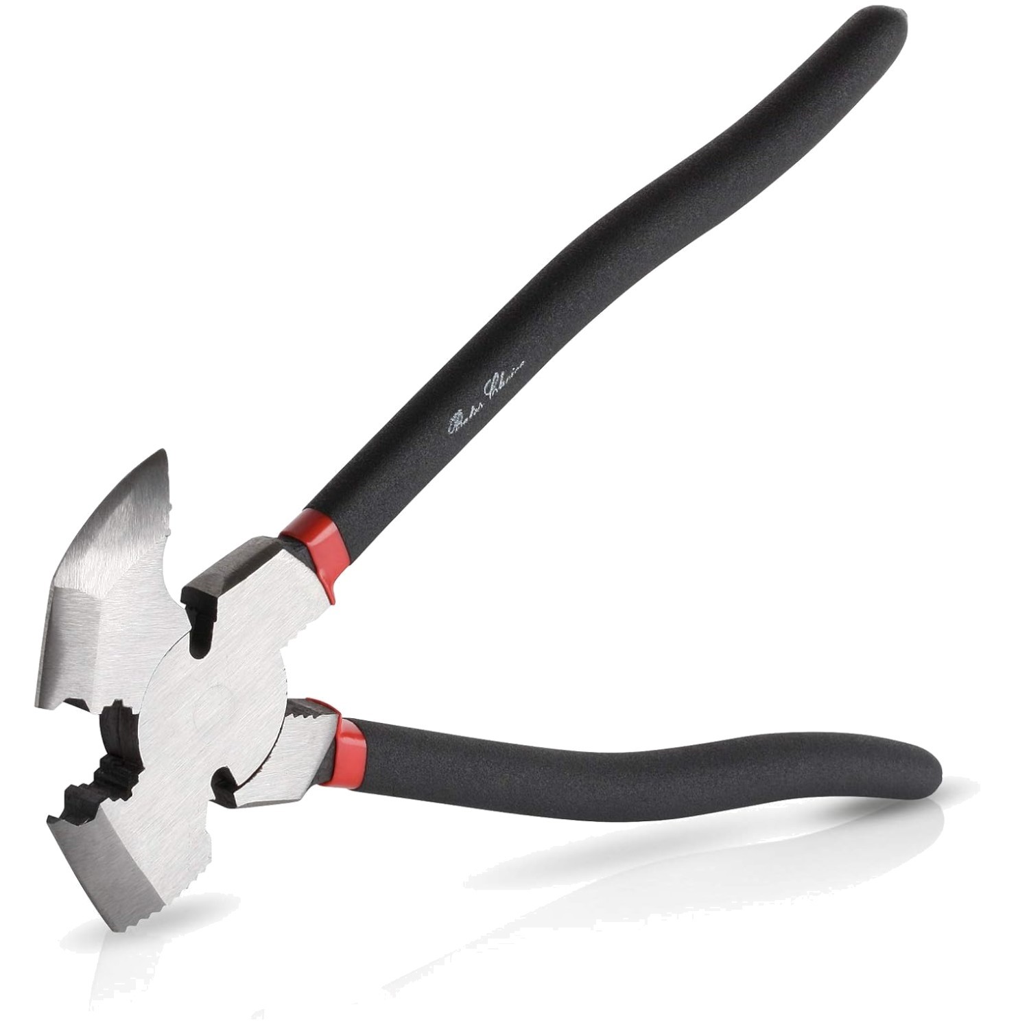 Durable Steel Alloy Fencing Pliers with Soft Padded Handle