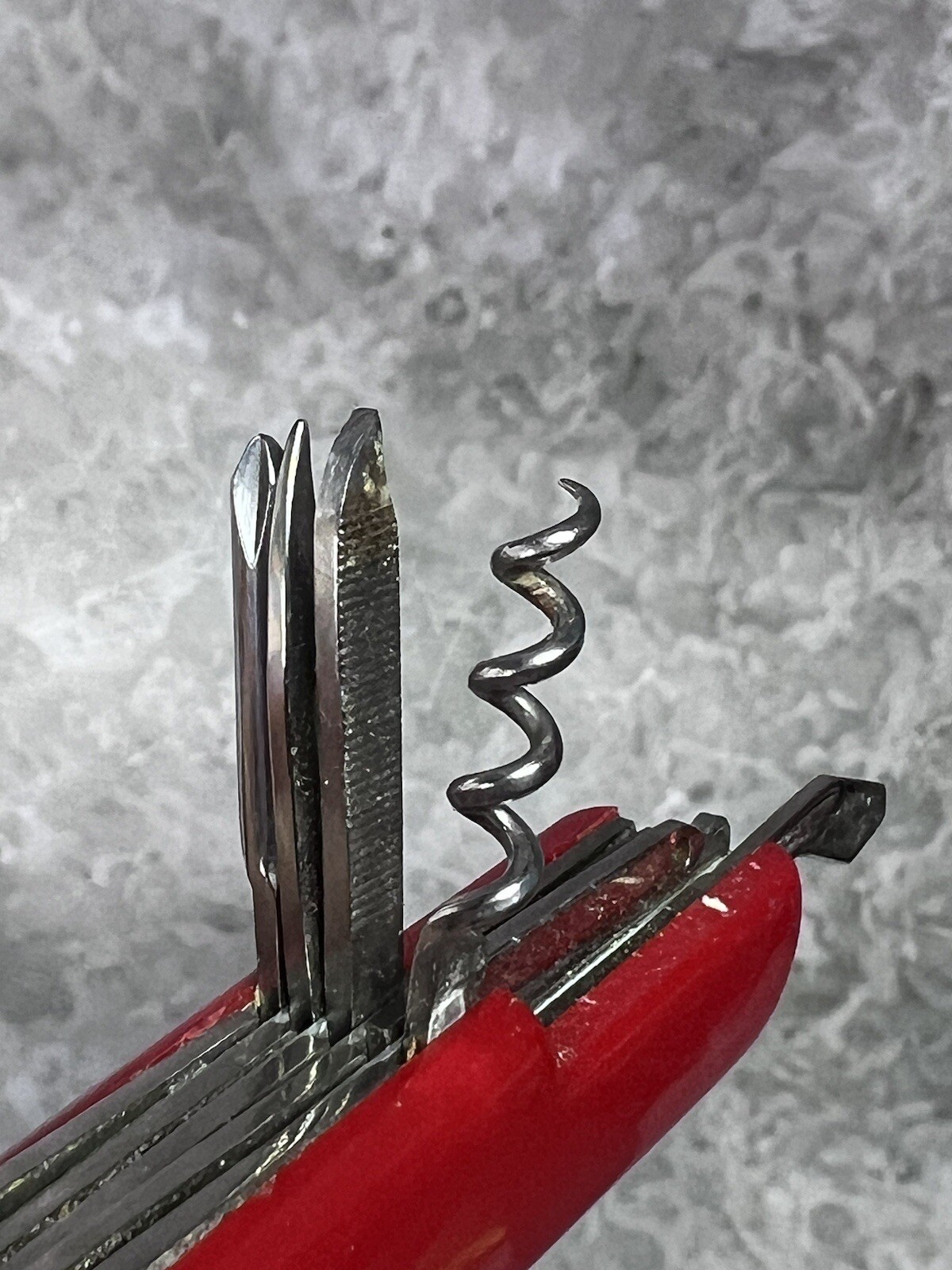 Red Multi Tool Pocket Tactical Camping Folding Army Knife #1701