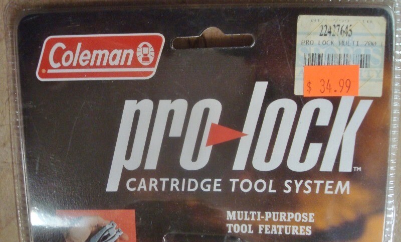 1 VINTAGE COLEMAN MULTI TOOL NEW in ORIGINAL FACTORY PACKAGING, with CARRY CASE