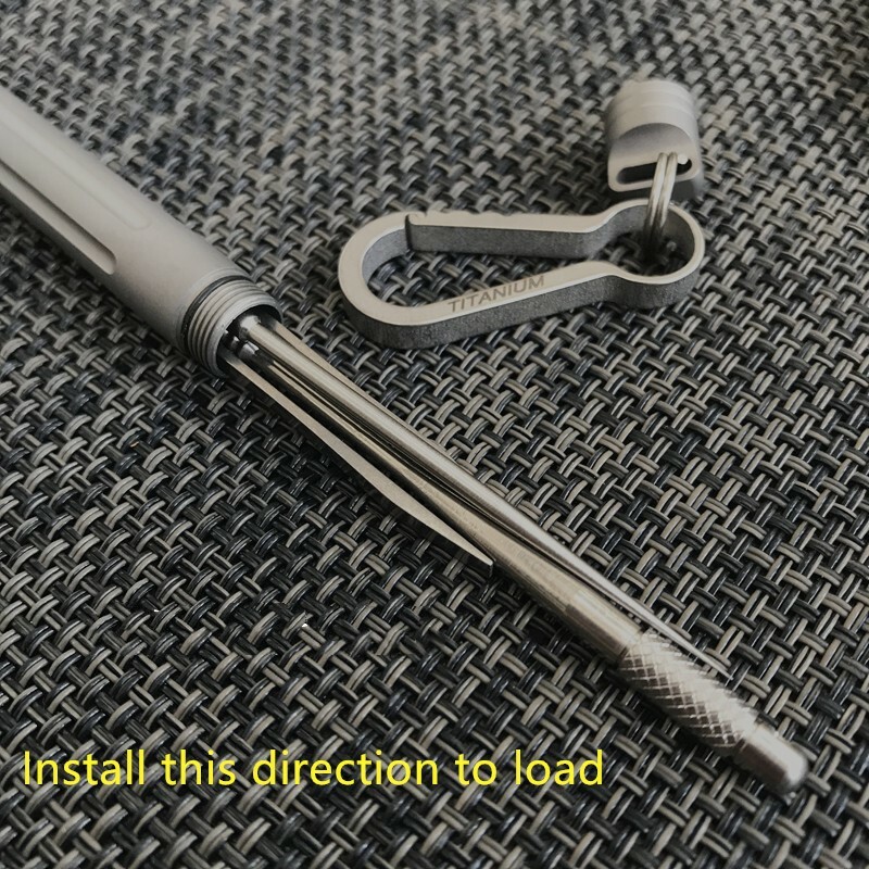 EDC Outdoor Key Titanium TC4 Multi Tools Set Holder Toothpick Tweezers Earpick