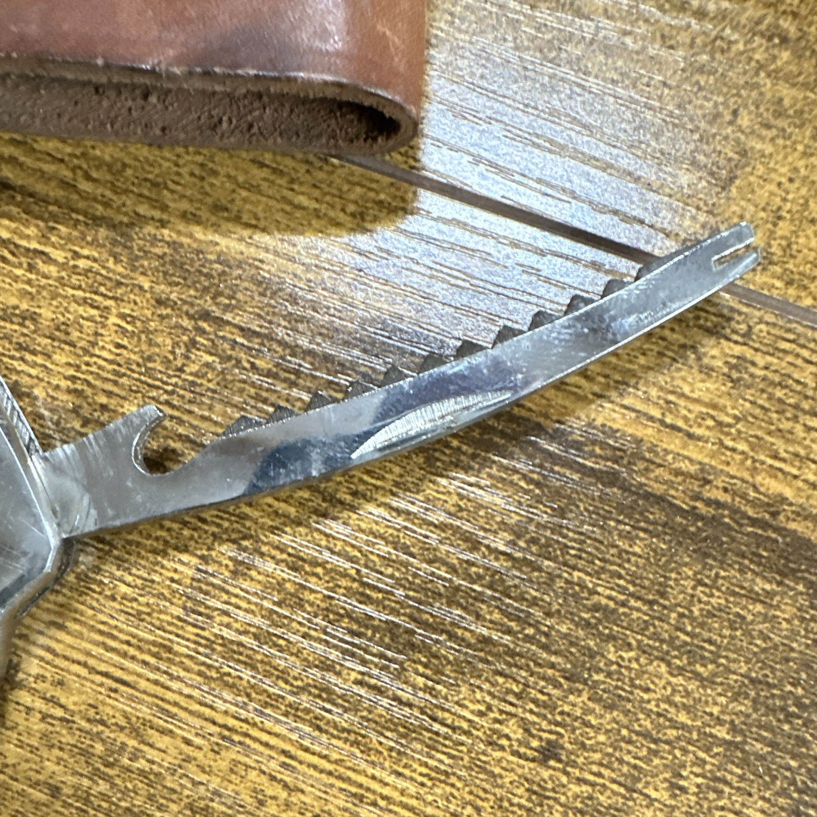 Solingen 5-in-1 Multi-Tool Pliers Knife Saw w/ Leather Sheath