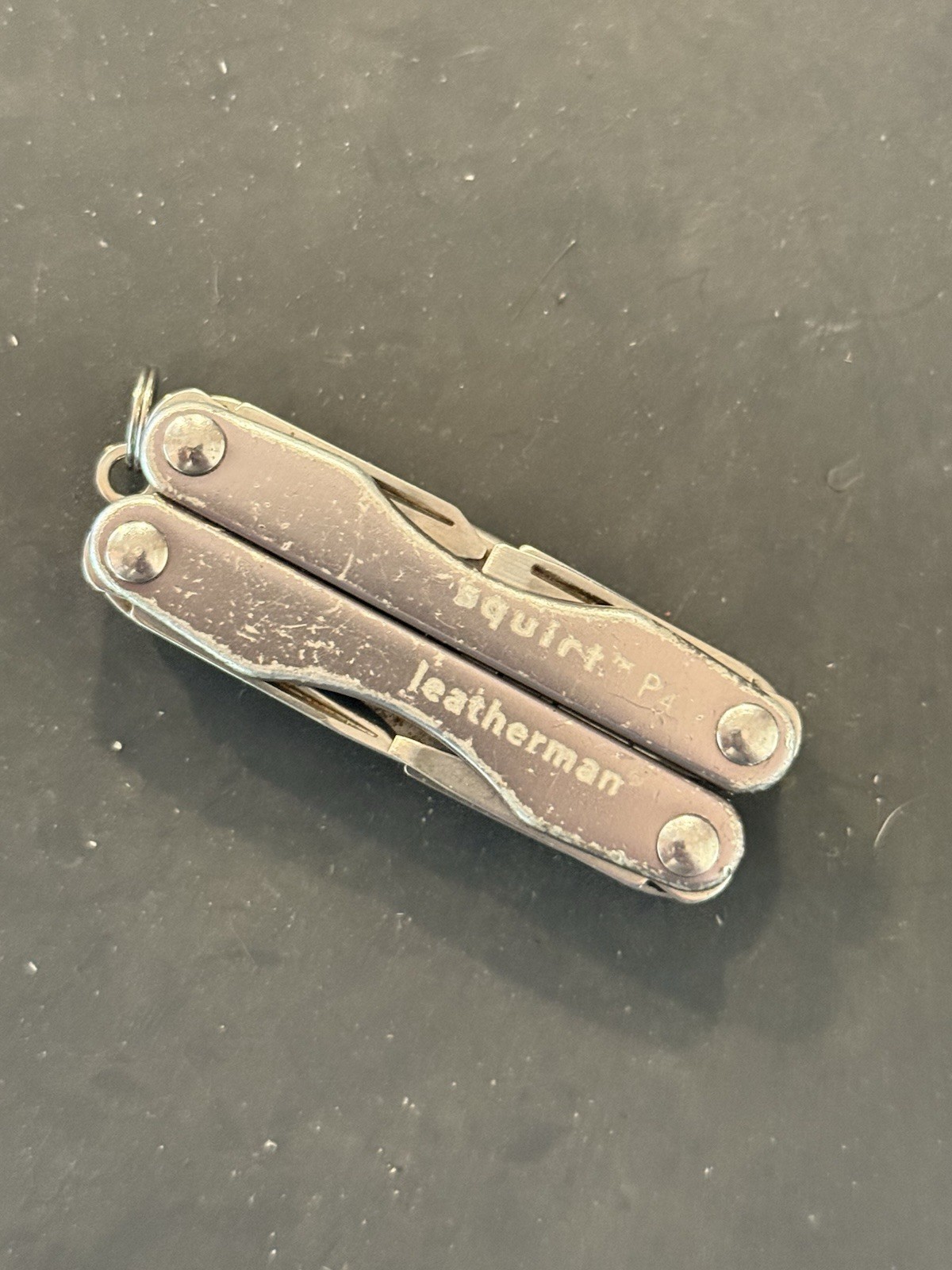 Leatherman Squirt P4 Gray Multitool Key Ring Discontinued Used
