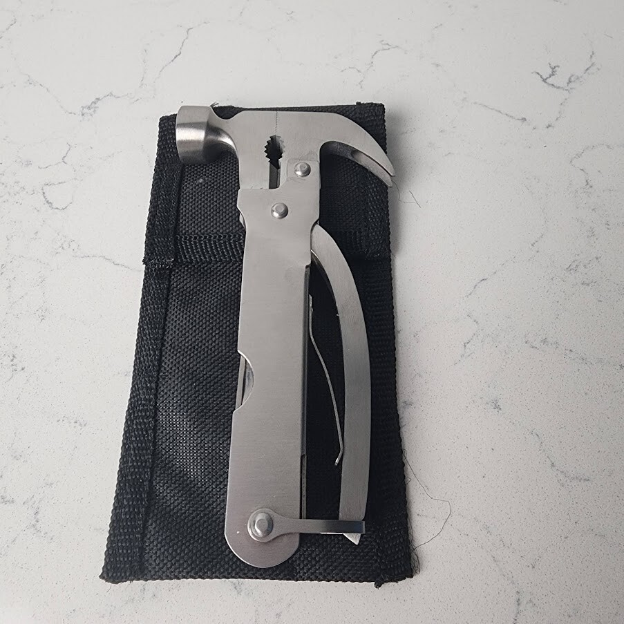 Multi Tool With Hammer, 5.5″ long x 2.75″ Wide @ hammer head