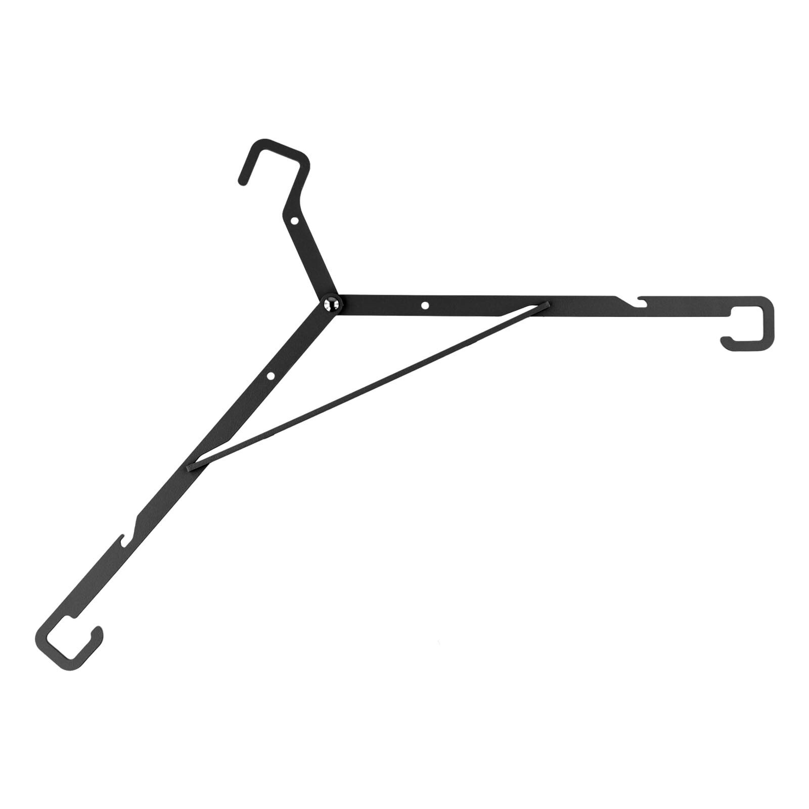 Iron Foldable Clothes Drying Rack for Outdoor Camping Portable Metal Hanger