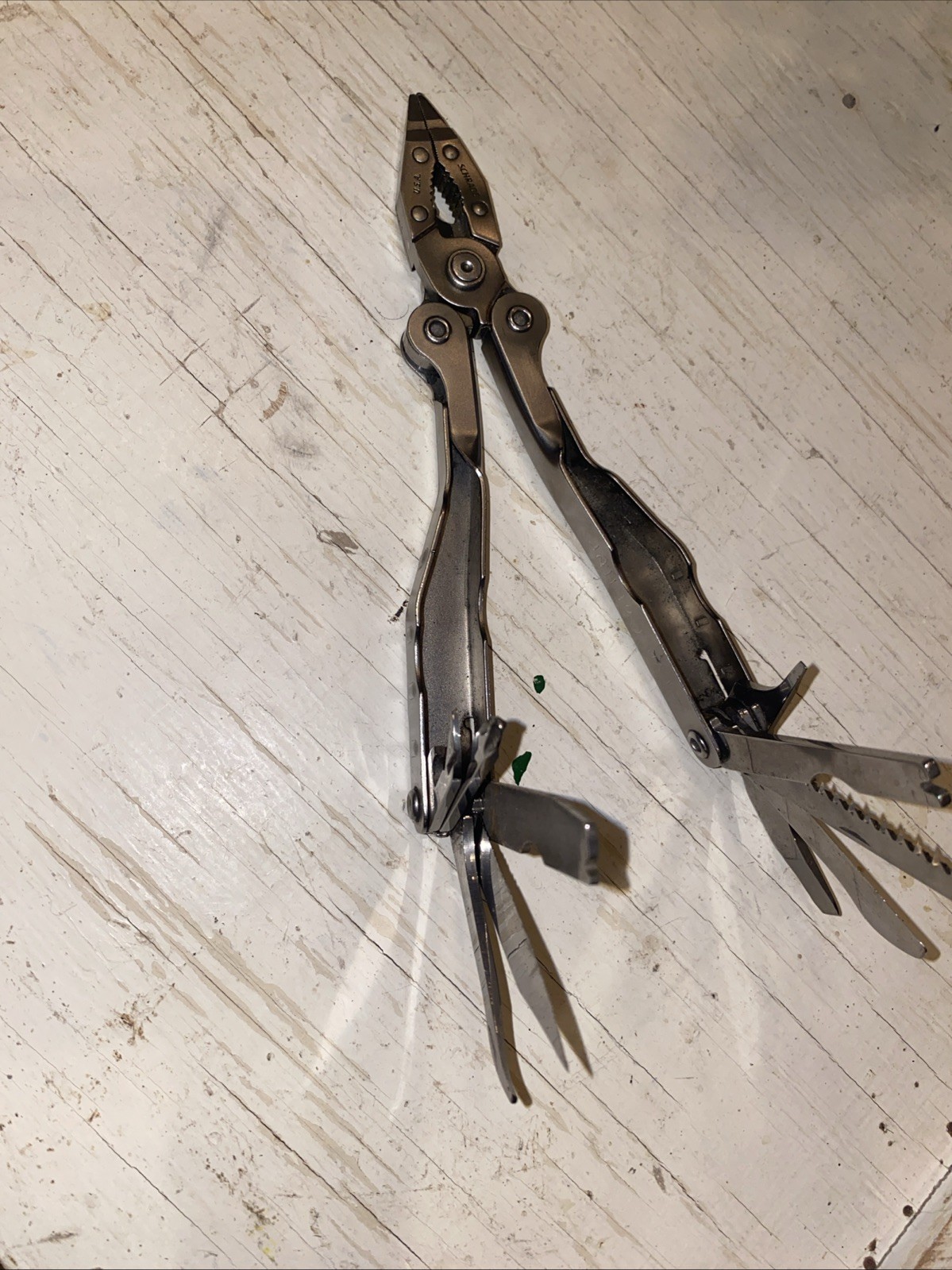 Vintage Schrade Tough Multi-Tool USA Knife Butterfly Pat Pend READ