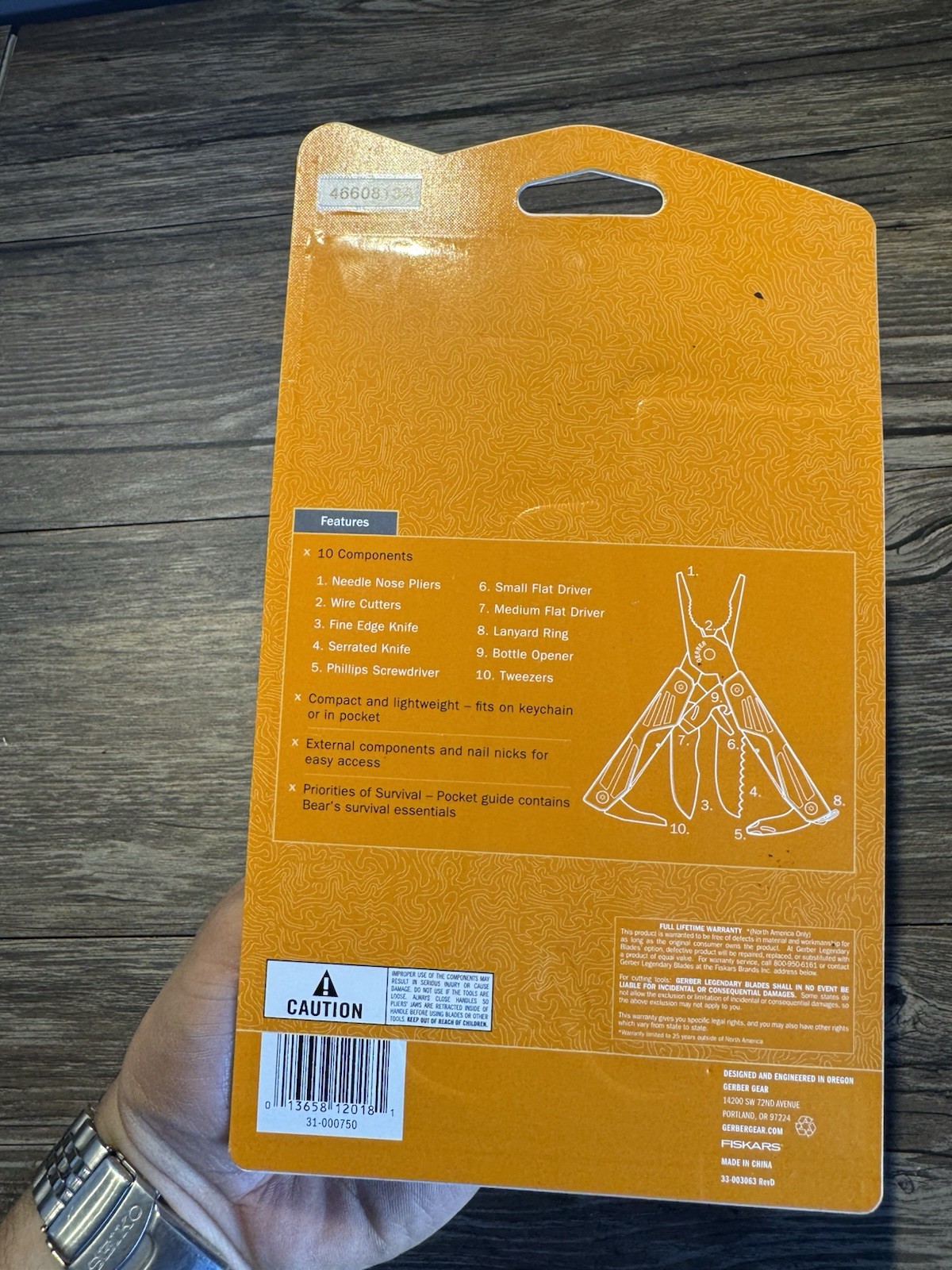 Gerber Bear Grylls Compact Survival 10 Tool Multi-Tool New Sealed