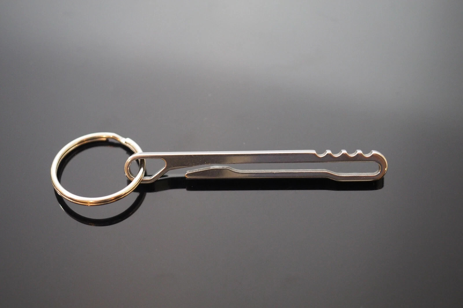 1PC Stainless Steel Hanging Buckle Bag Belt Clip Keychain EDC Quickdraw Key Ring