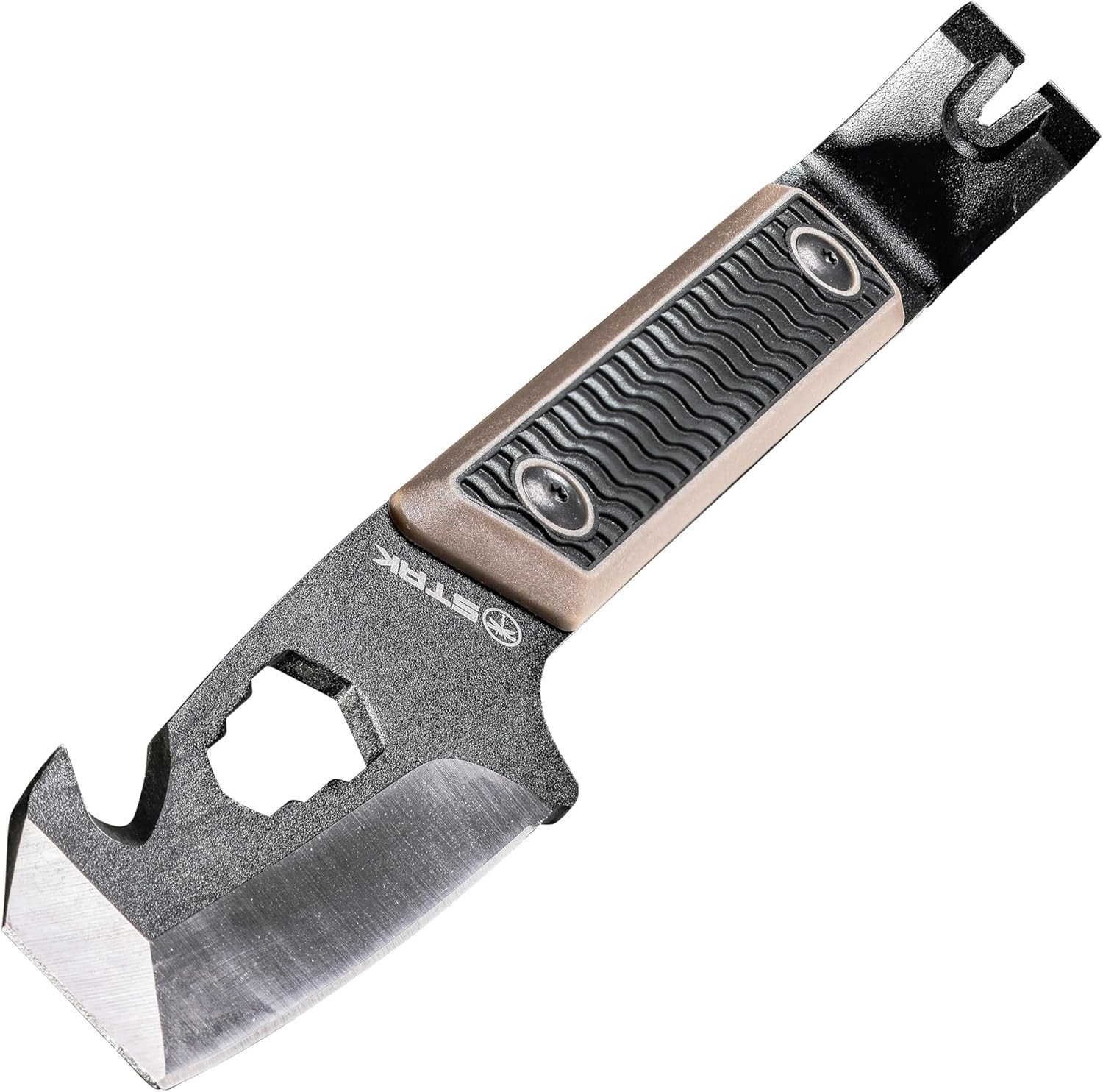 STAK 11815 Tac EDC Pry Bar, 10″ EDC Multitool, 420 Stainless Steel Blade with…