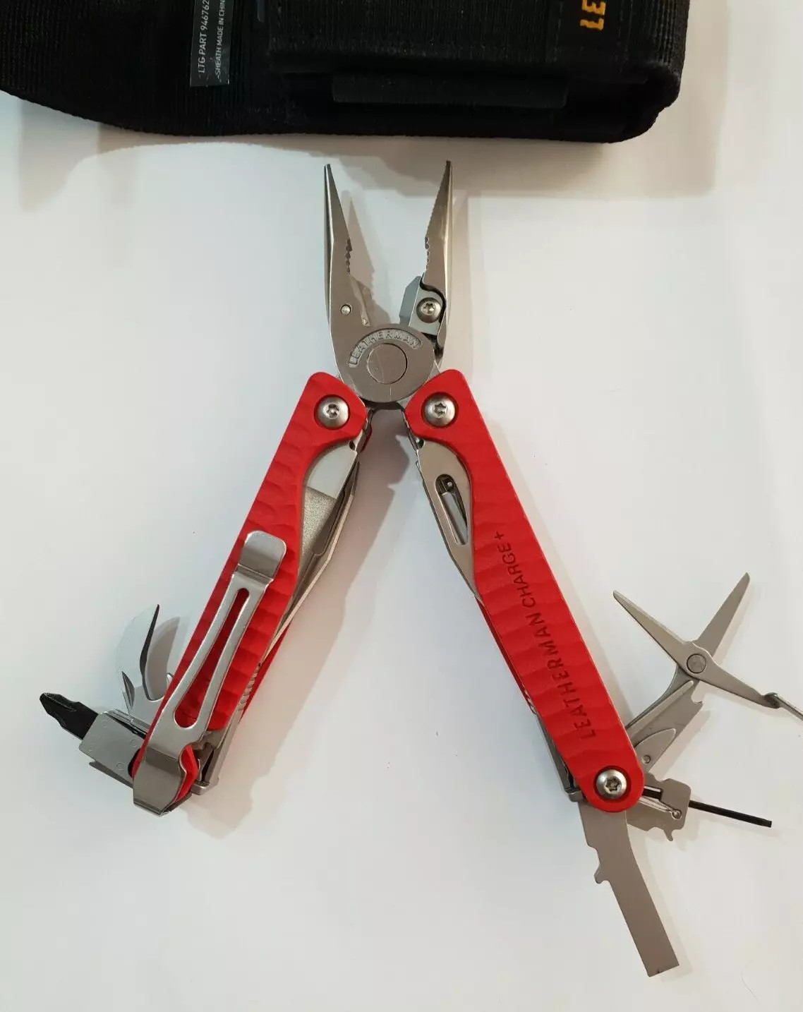 🔥🔥 Leatherman Style CS Retired Used Multi Tool Collectable Keychain Rare Blue