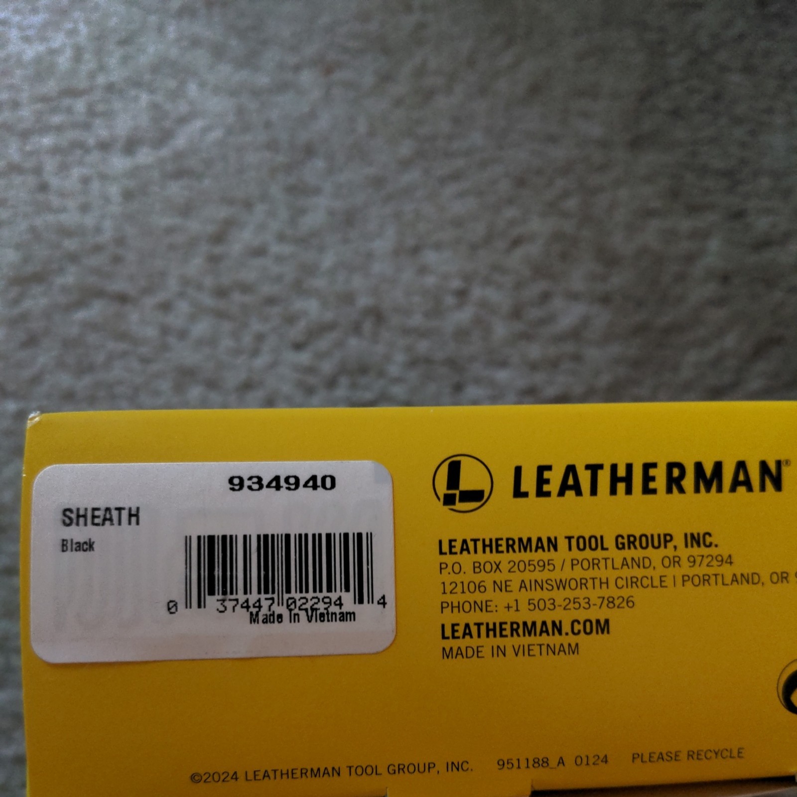 Leatherman Tool Pouch Black Brand New In Box