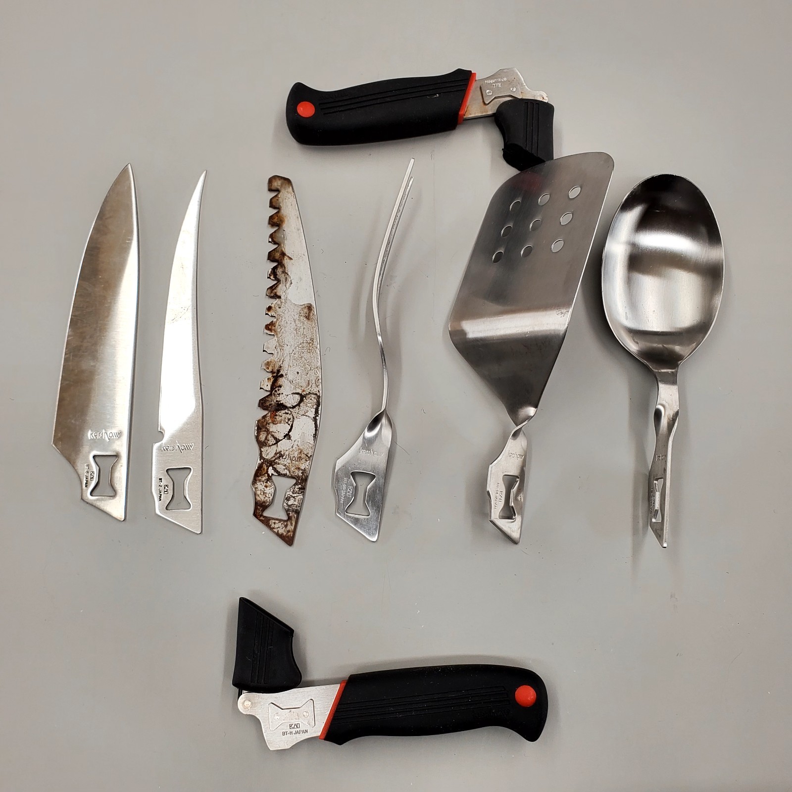 Kershaw Kai Camp Tool Utensils with Case Made in Japan