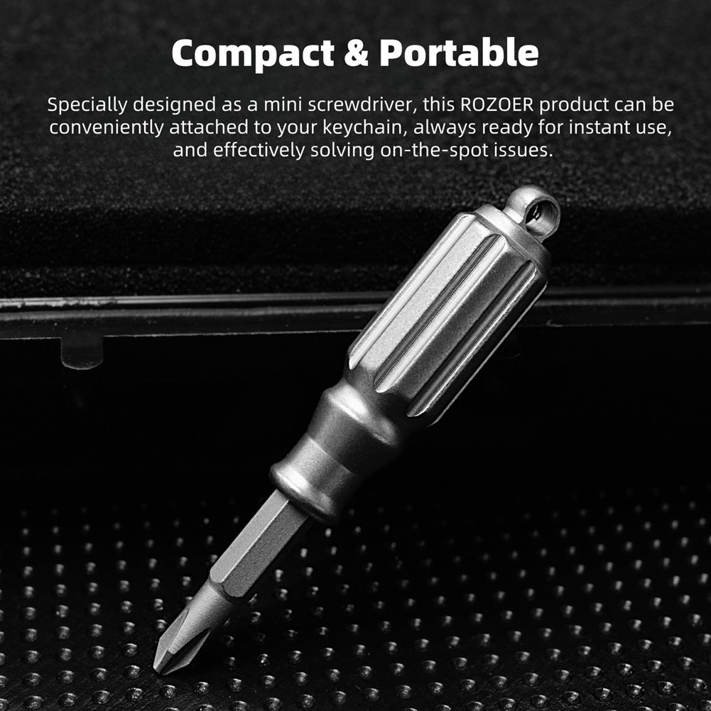Titanium Keychain-Portable&Magnetic ,Perfect for on-the-Go Applications2326