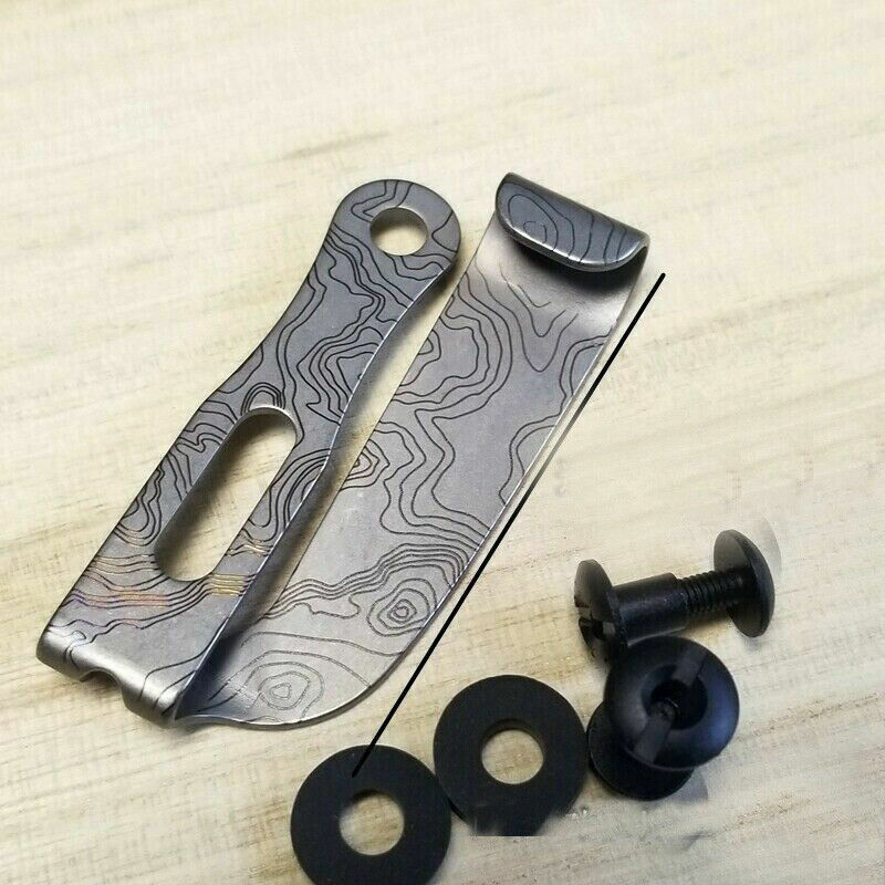 EDC Protective Clip Titanium Alloy Back Clip Pocket Clip Outdoor Pocket Tools