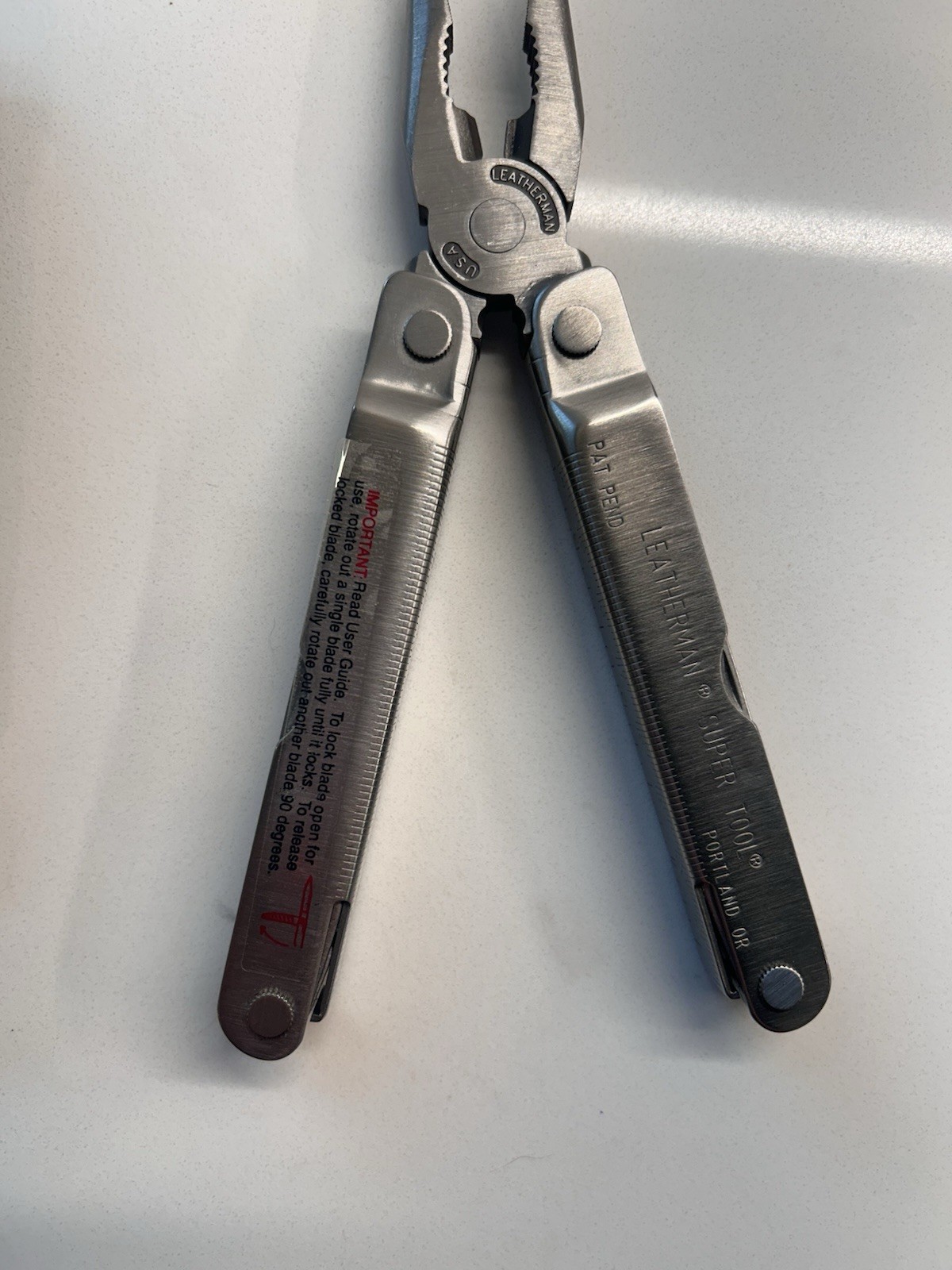 NEW FIRST GENERATION Leatherman Original Super Tool Supertool Multitool Crimped