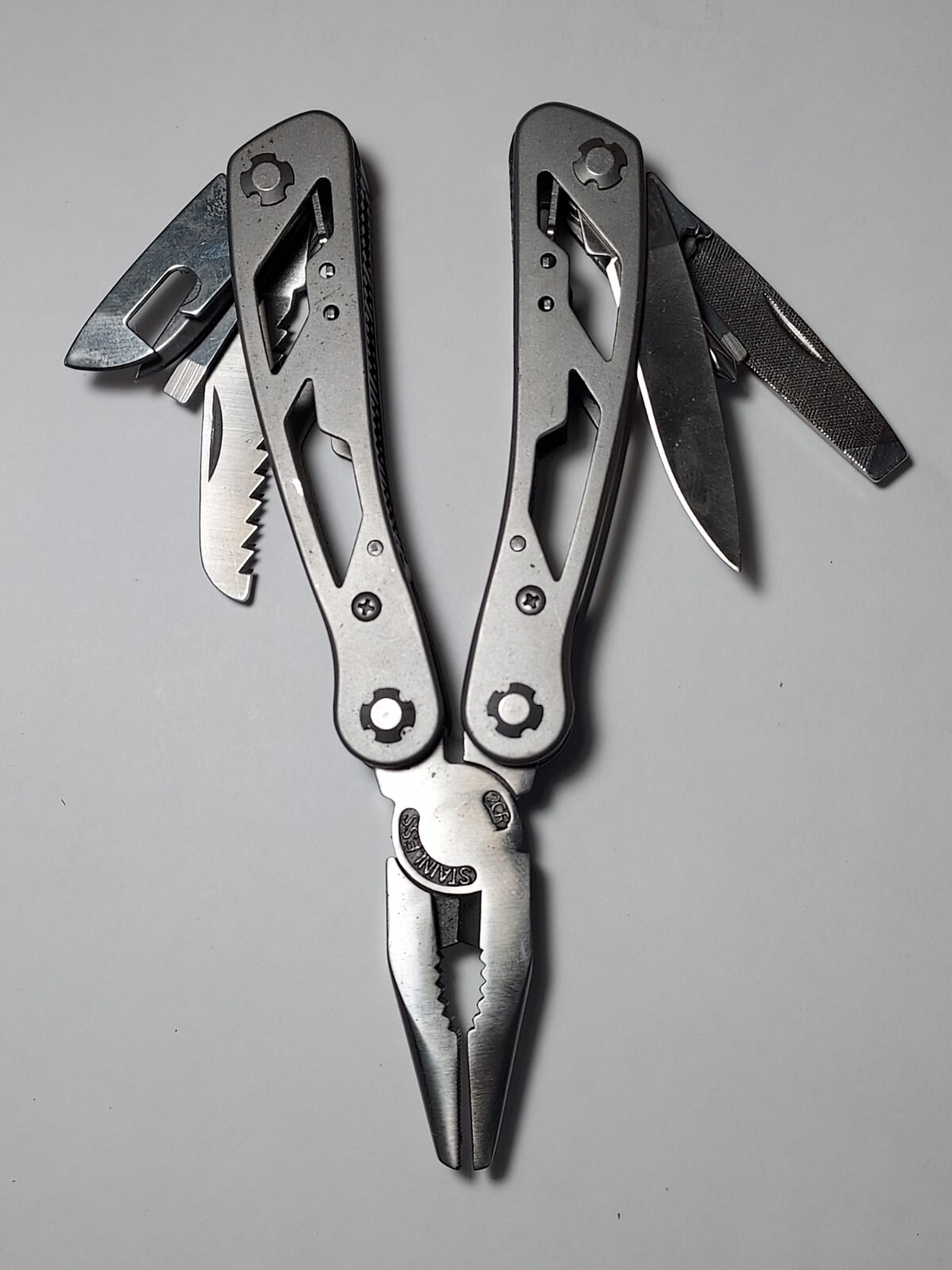 Stanley Multi Tool with Pliers Blade File Saw