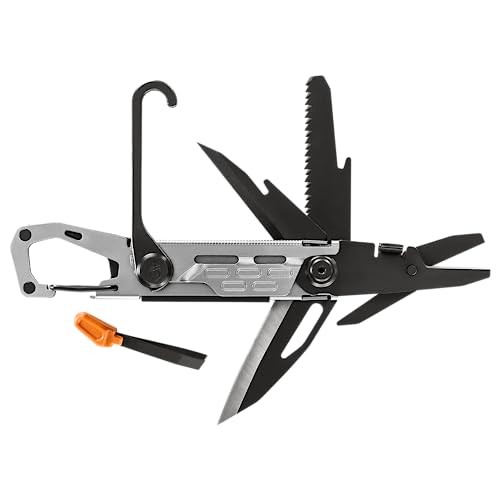 Gerber Gear Stake Out 11-in-1 Multi-tool, 2.2″ Plain Edge Blade, Tent Stake P…
