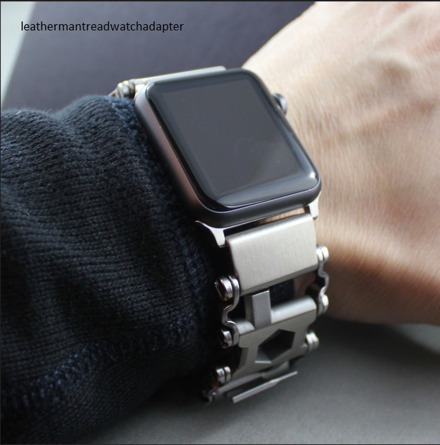 Link- watch adapter ***Compatible LEATHERMAN TREAD / TREAD LT*** Stainless steel