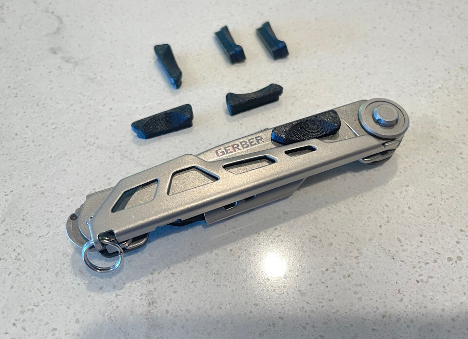 Pocket clip and Thumb stud for Gerber Armbar SLIM Series EDC Tool knives