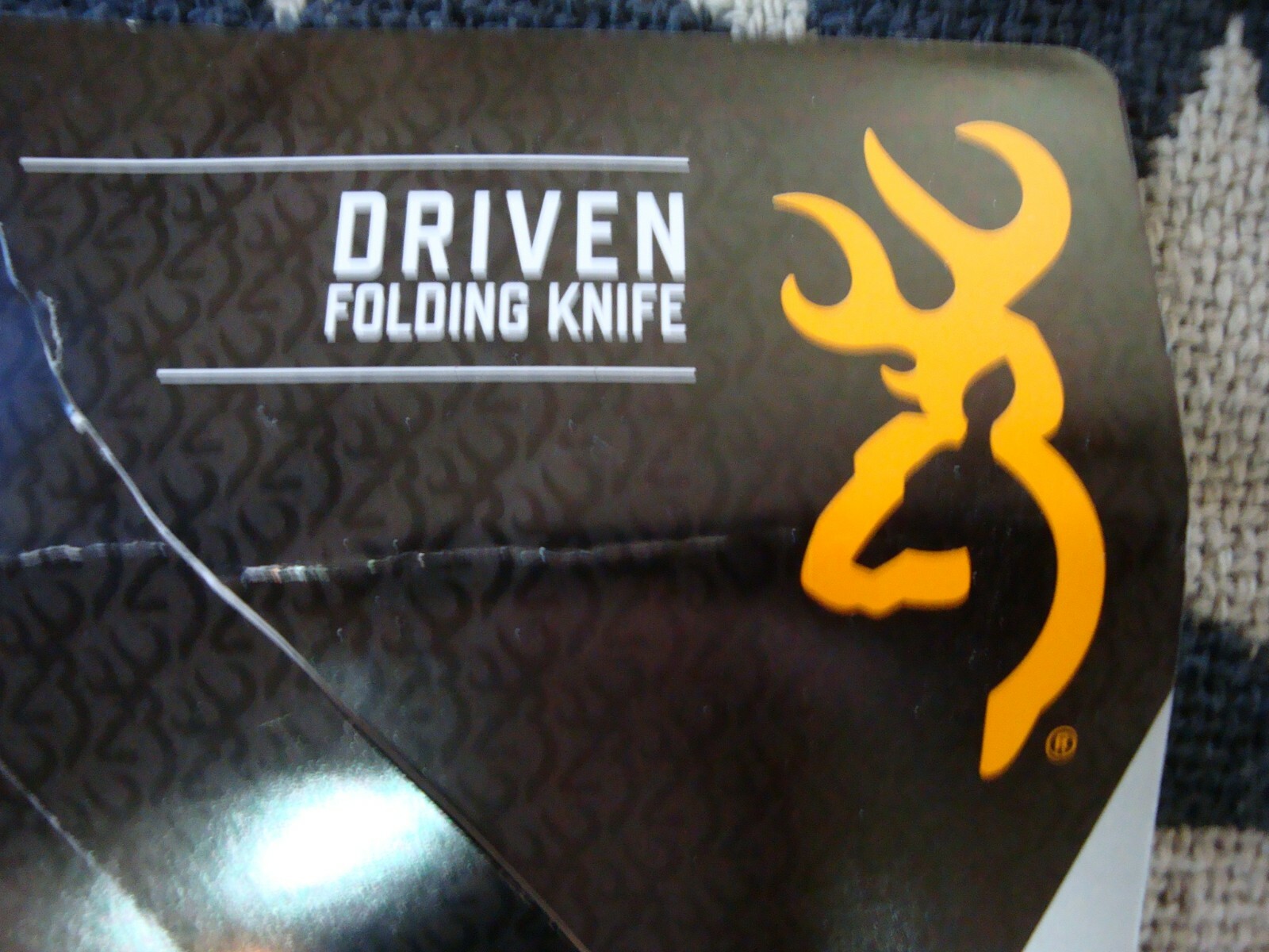 NEW – Browning -folding knife -SS- steel – titanium finished blade – G 10 handle