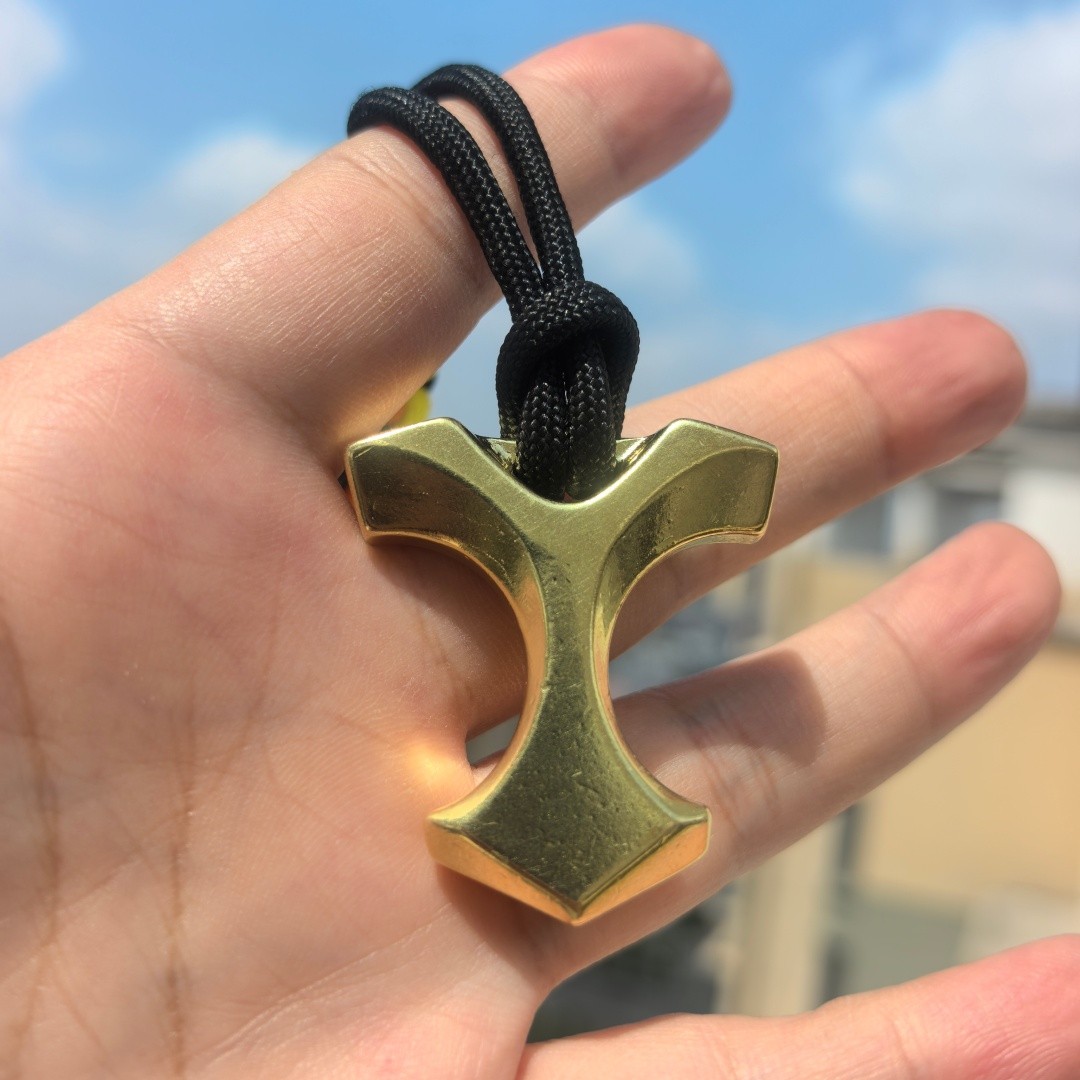 Pure copper EDC Tool Solid brass Pendant/Keychain