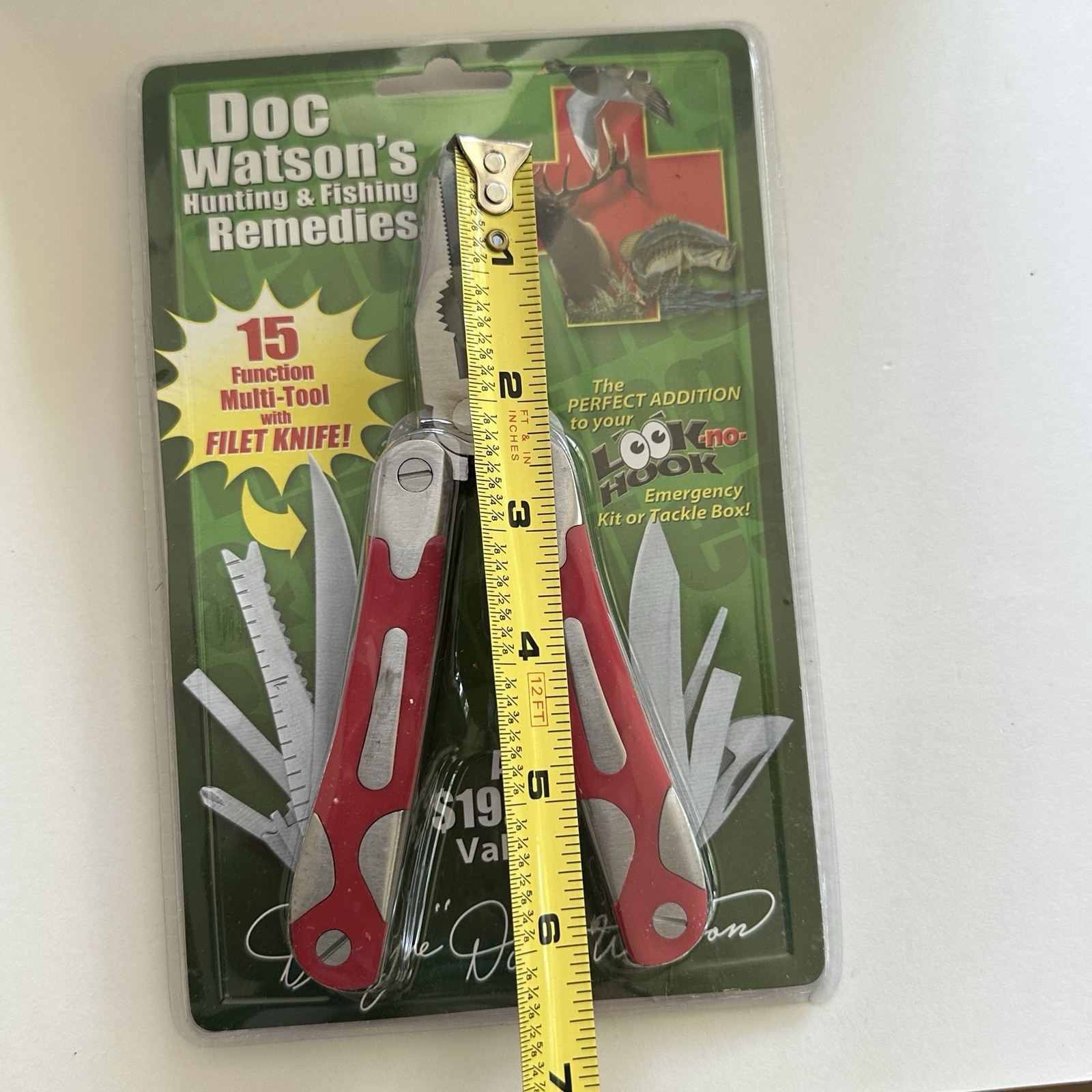 Doc Watson’s 15 Function Multi-Tool With Carrying Case, New, Sealed Package