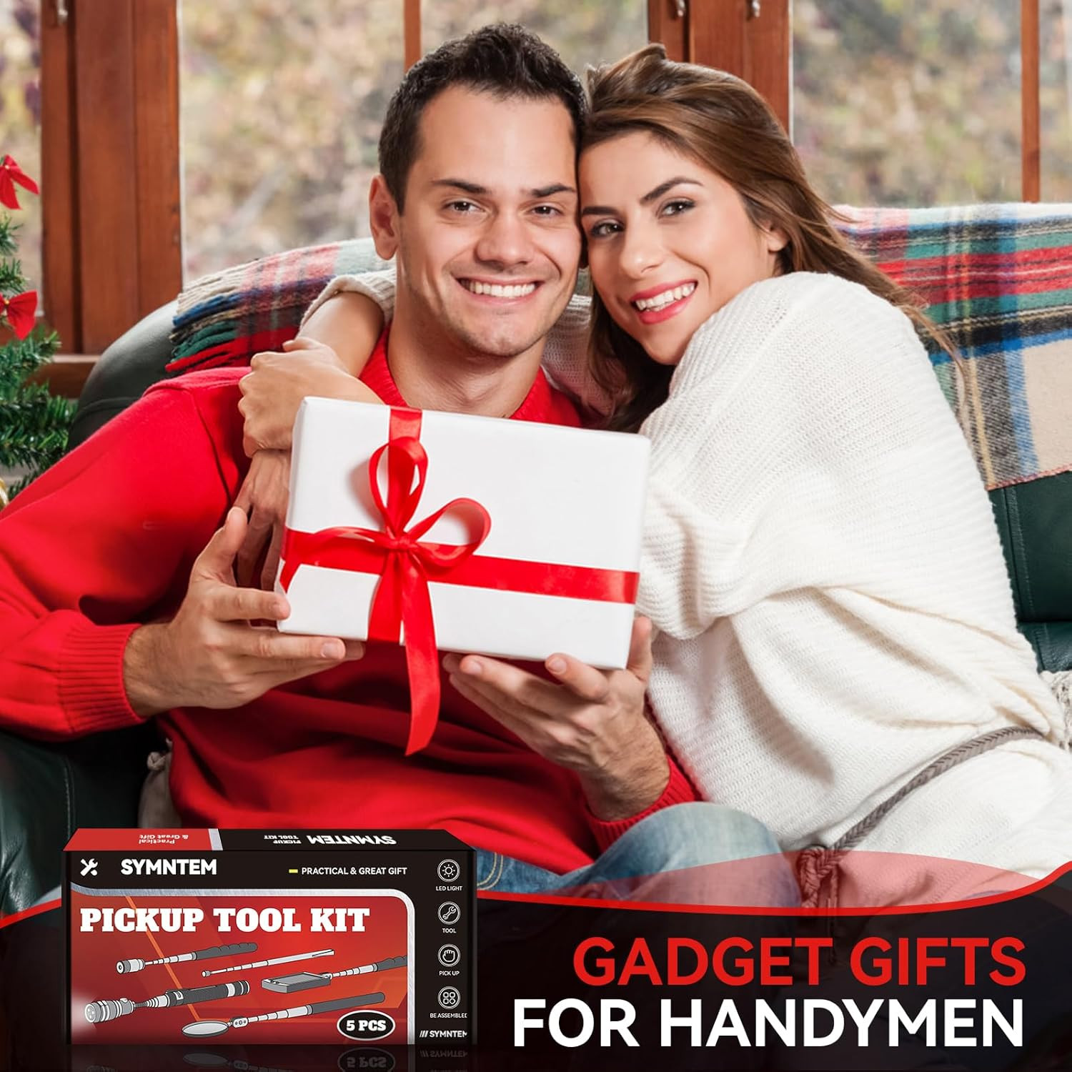 Fathers Day Dad Gifts, Telescoping Magnetic Pick up Tool Set, Extendable Magnet