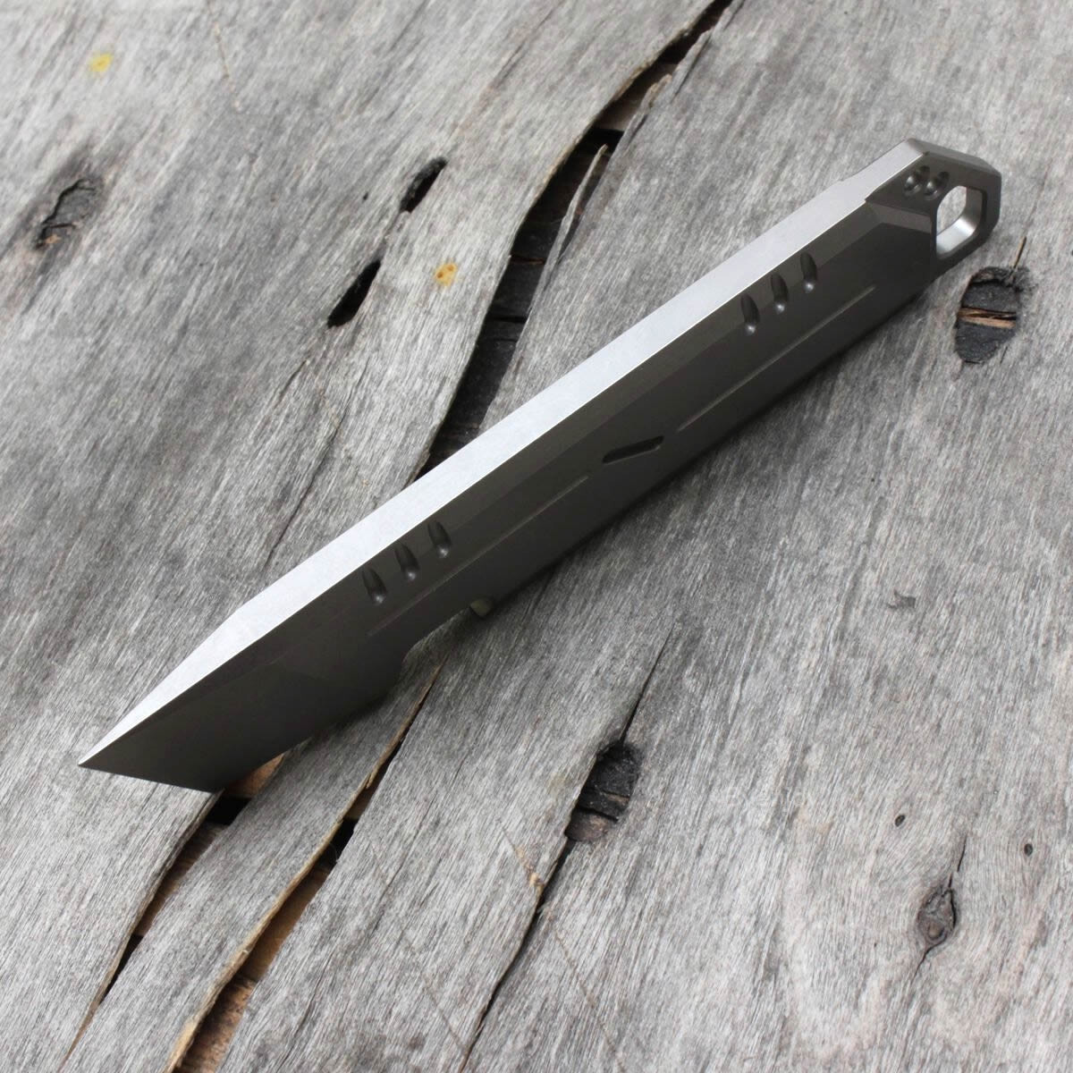 Titanium Crowbar Pry Bar Pocket EDC Pocket Tool Bottle Opener Pendant Open Box