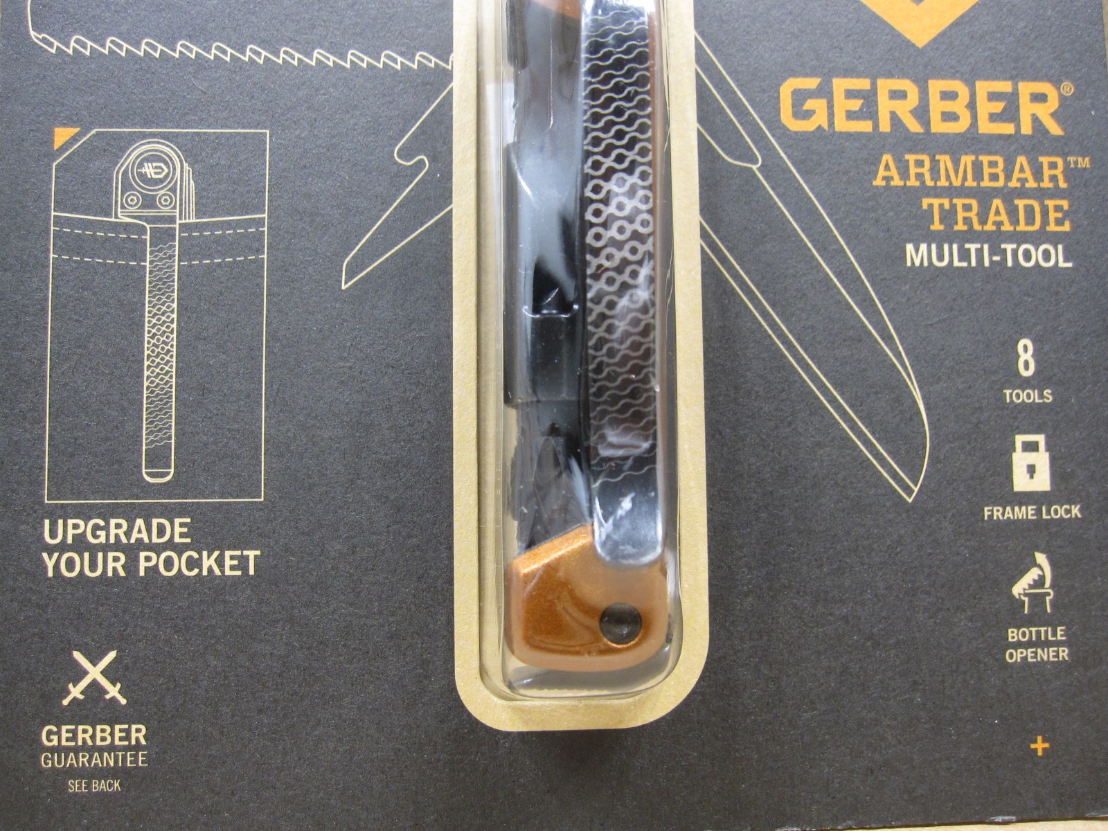 Gerber Armbar Trade Multi-Tool 2.5″ Stainless Steel Blade 8 Functions