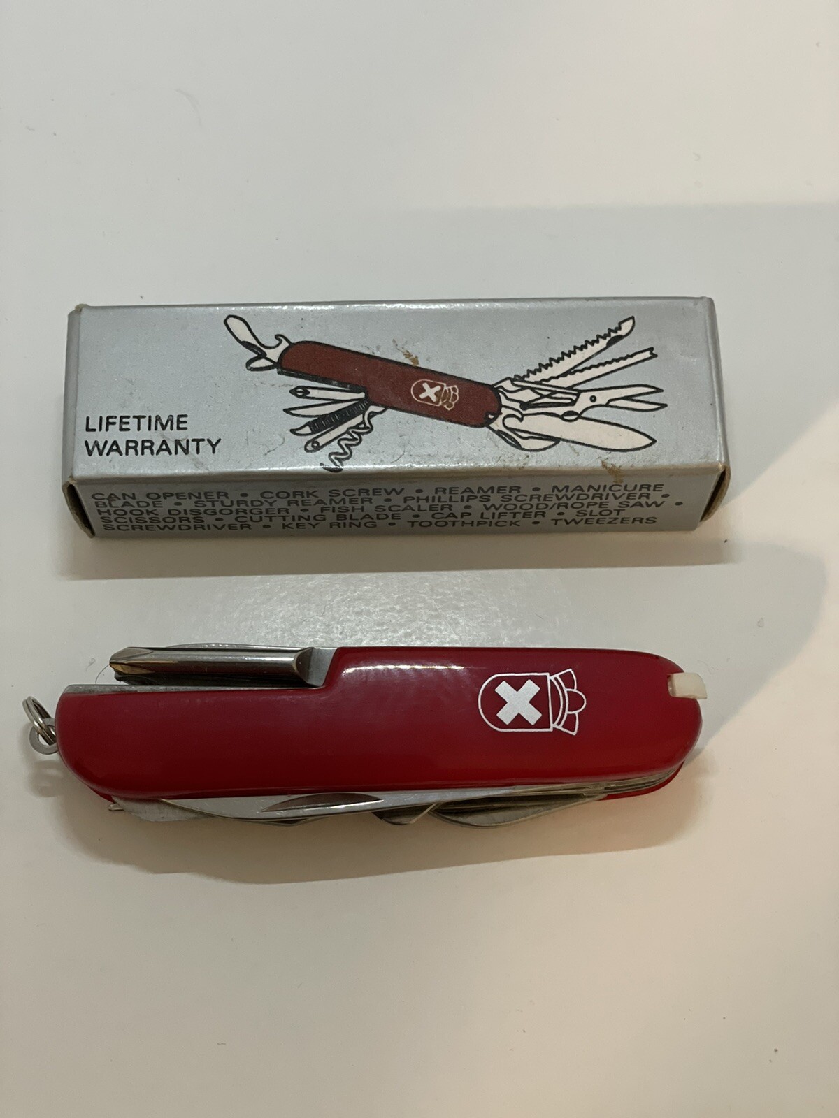 Royal Crest 16 FUNCTION SLIMLINE ARMY UTILITY KNIFE W/Life Warranty