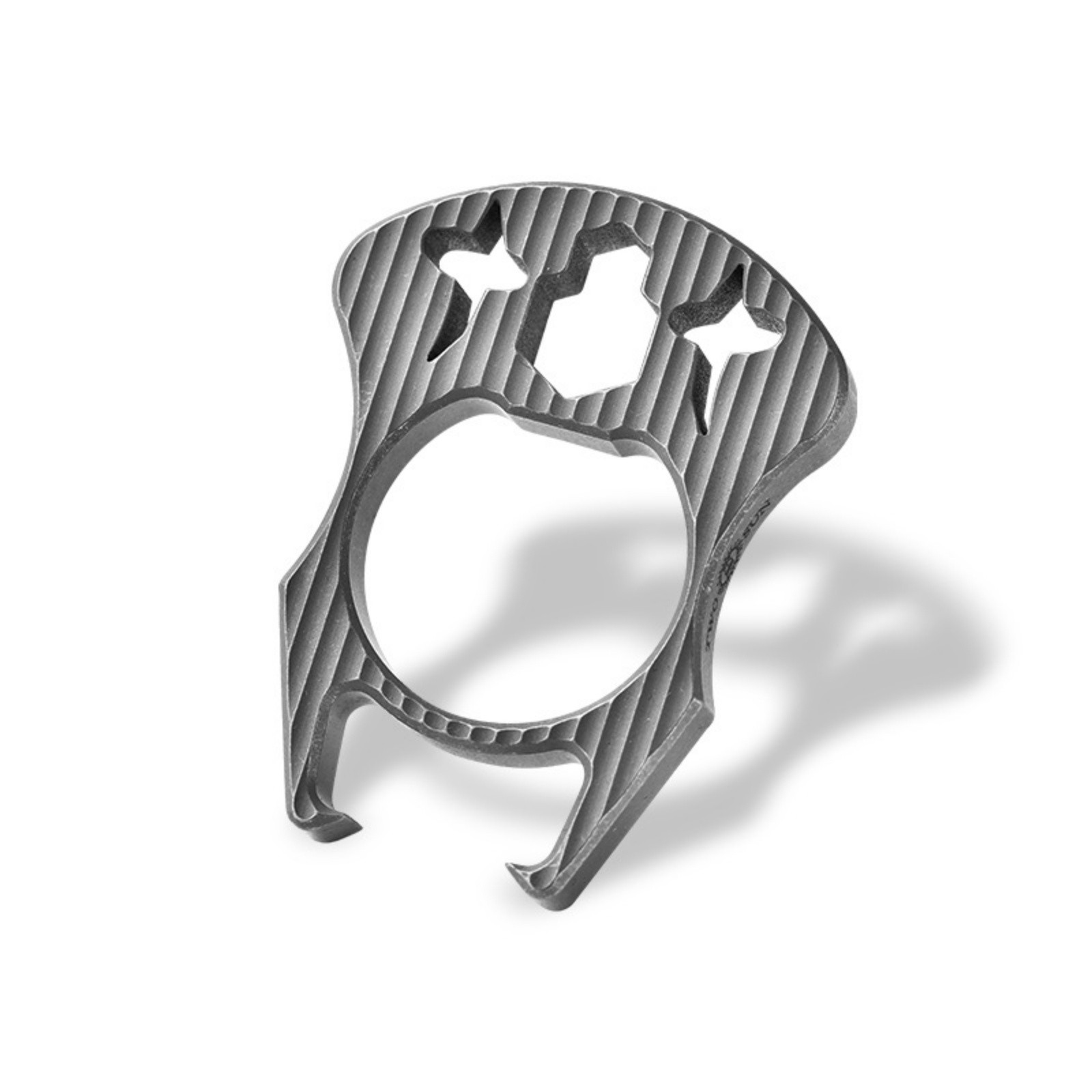Titanium Alloy EDC Multi Tool Bottle Opener Keychain Pocket Survival Gear