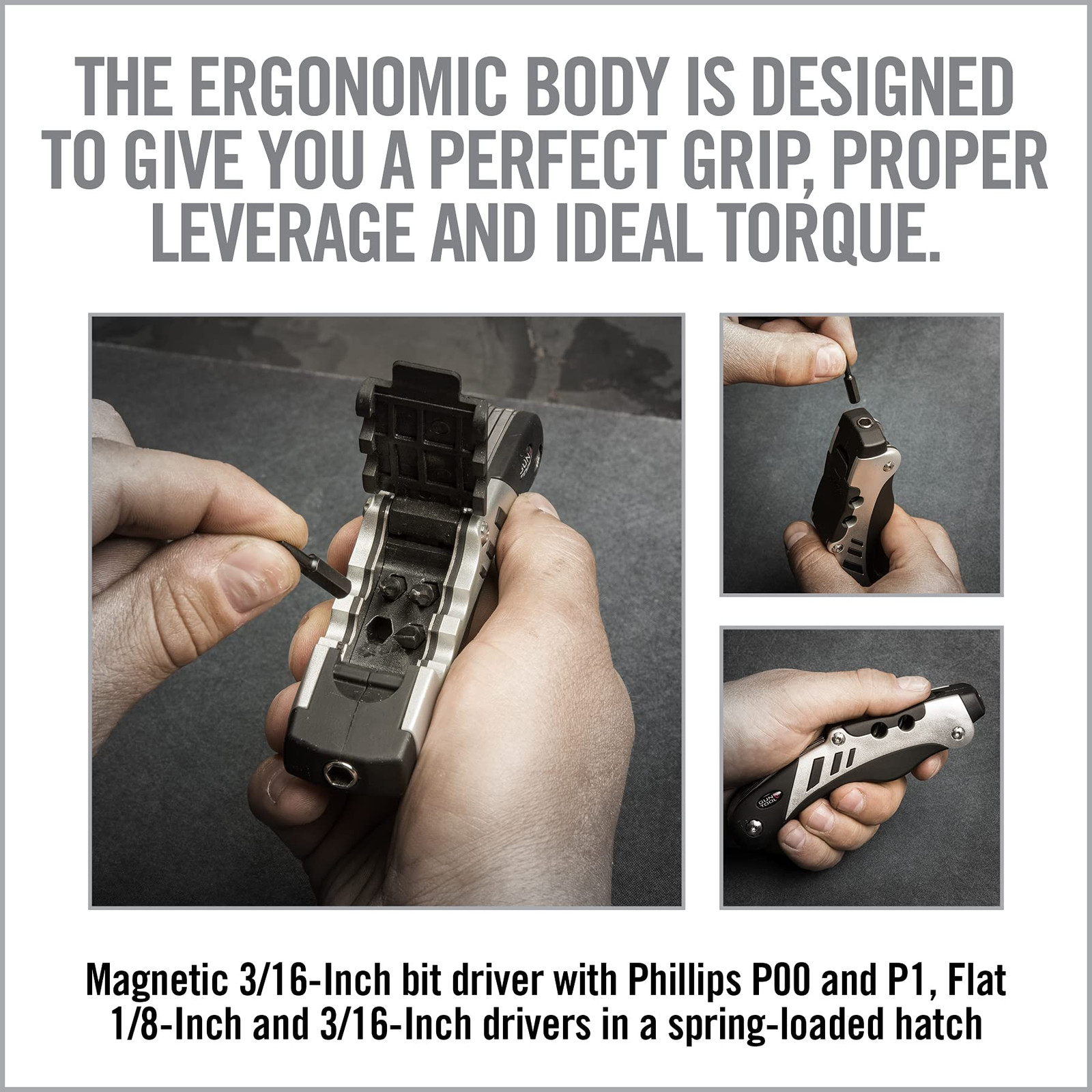 Black Multitool Gun Tool 18 in 1 for Rifles and Shotguns with Ergonomic Grip