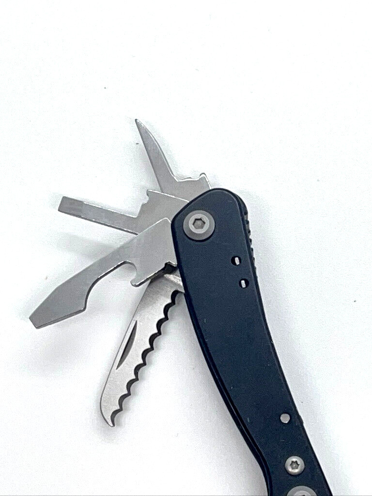 Coleman Mini Multi-Tool Lot Of 3 Pliers Knife Scissors Flashlight Camping EDC