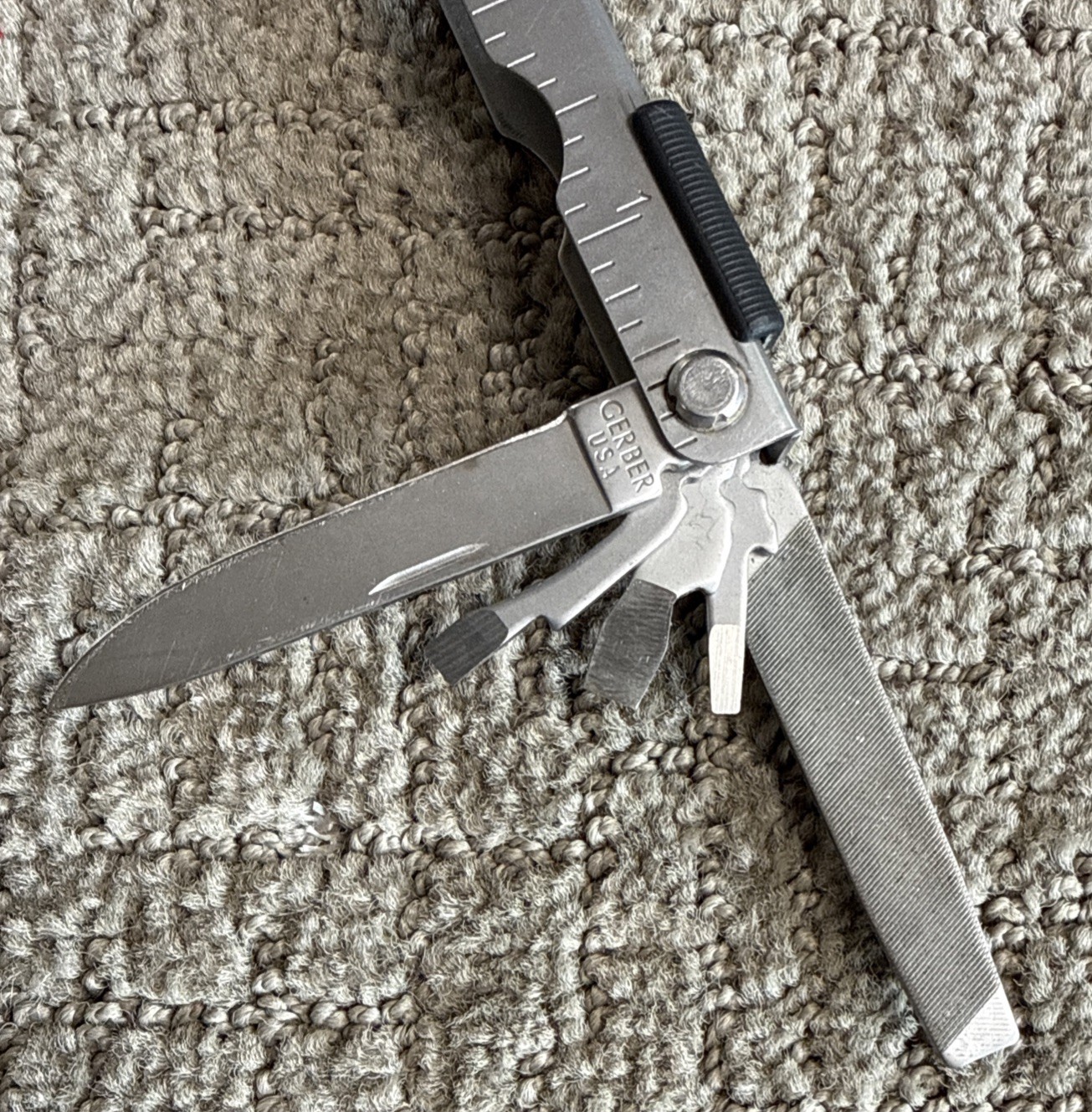 VTG Gerber Multiplier Multi-Tool USA Made Sliding Pliers w/ Sheath Excellent