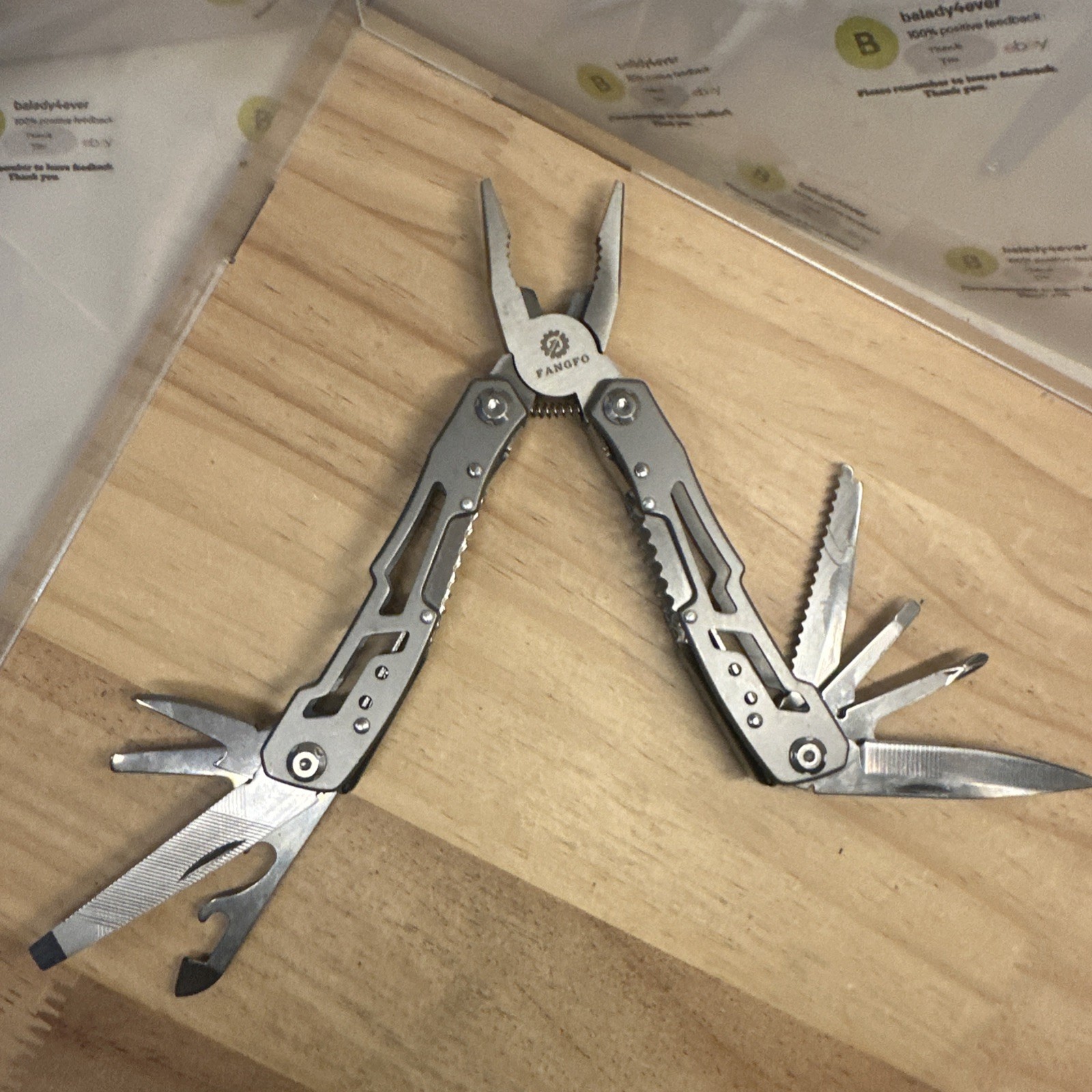 fangfo 14-in-1 Multitool-Everyday, Outdoor, Survival, Camping, Hunting & Hiking
