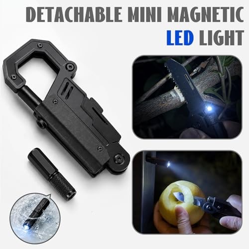 8-in-1 Multitool with Detachable Led Light, Pocket EDC Multitool, Pocket Knif…