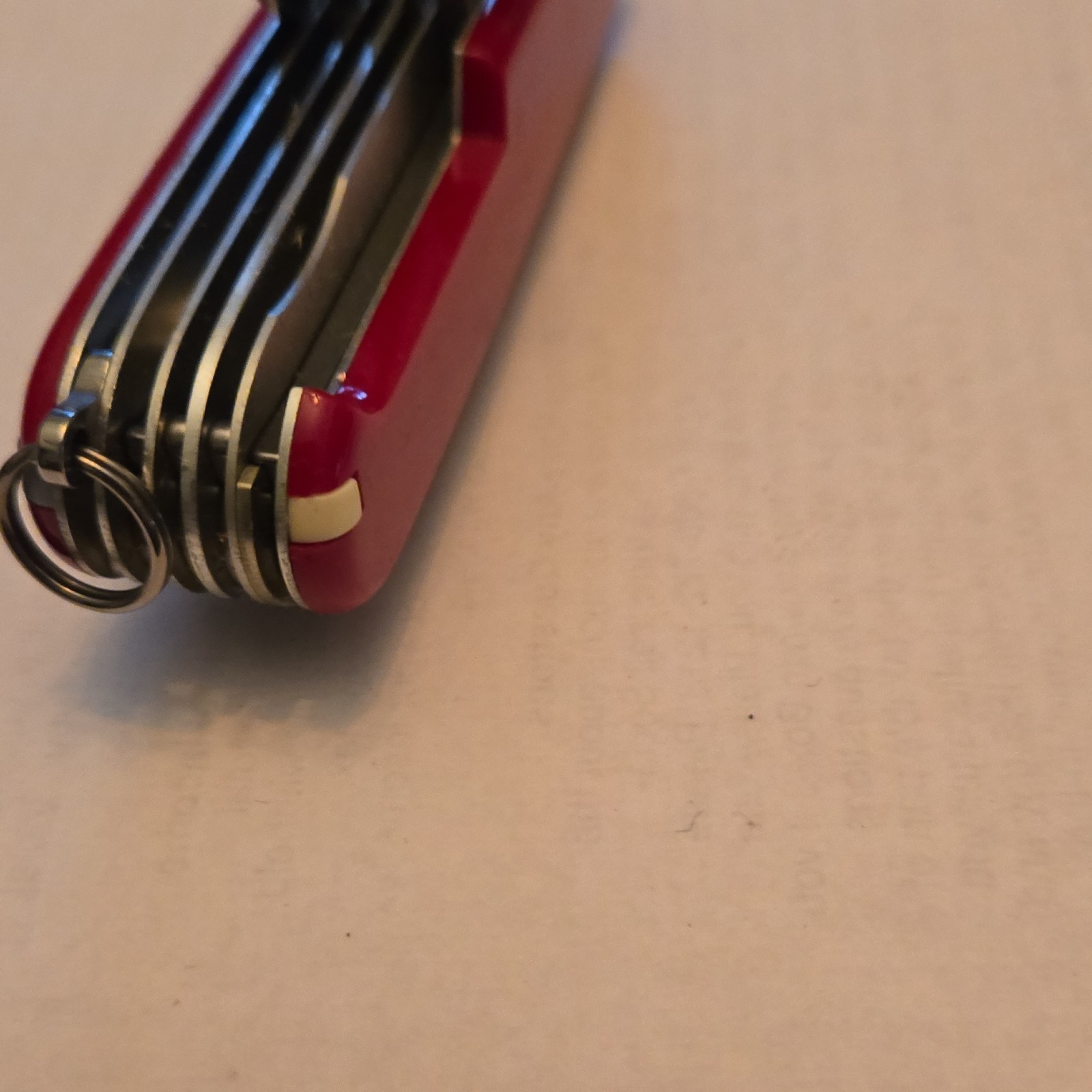 Victorinox Red Multi-Tool Knife Stainless Steel 7 Tools w/ Corkscrew