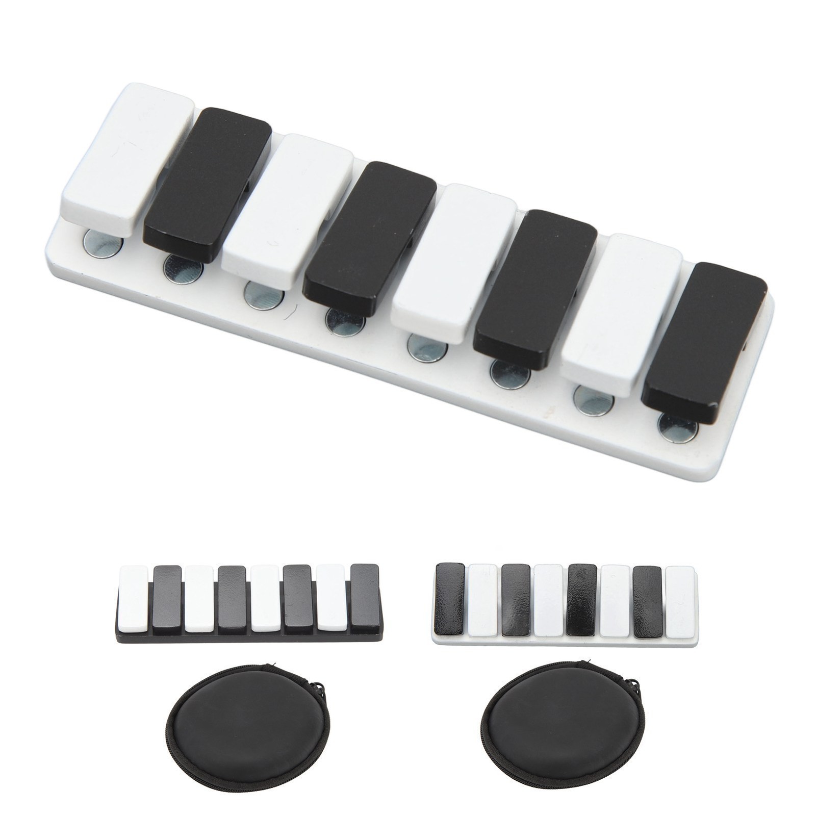 Piano Key Haptic Clicker Toy Zinc Alloy Adult Office Portable ADHD Slider